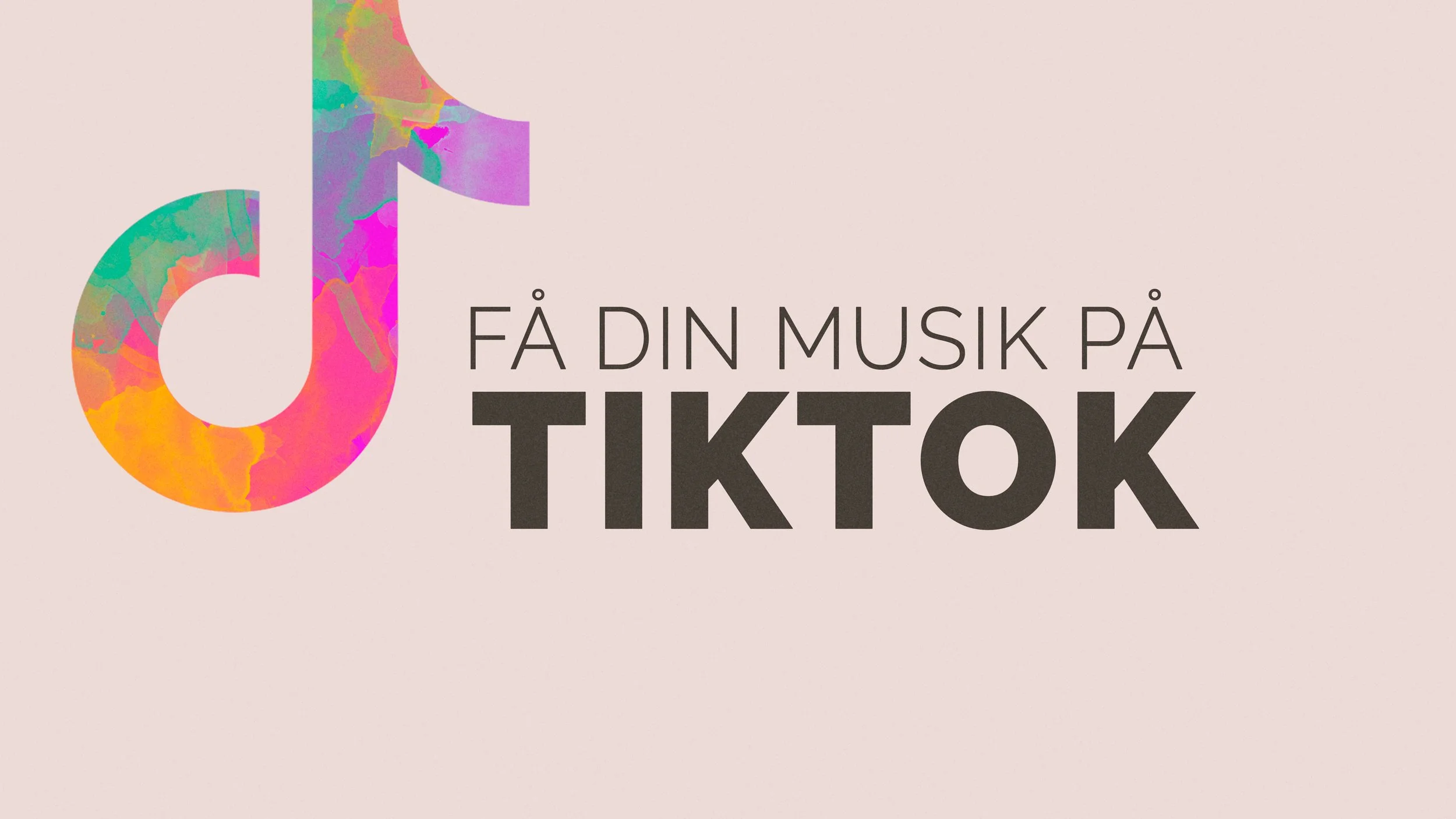 Få din musik på TikTok
