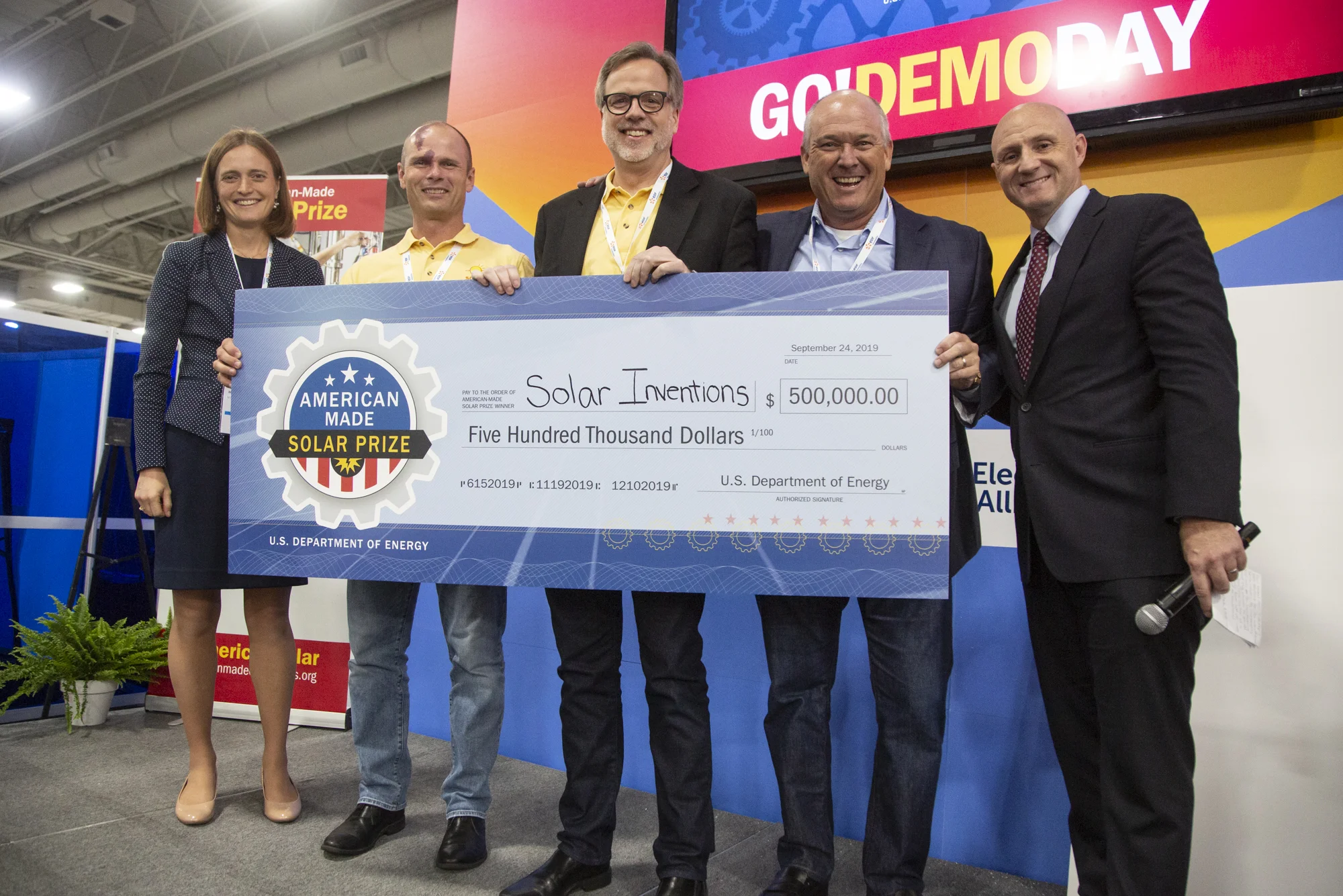 PRESS RELEASE: Solar Inventions receives $500,000 as the first-ever winners of the American Made Solar Prize