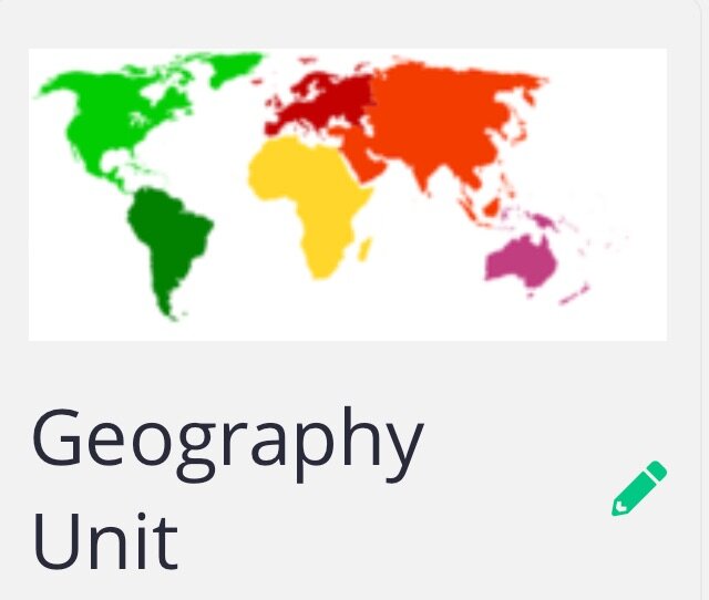 The Whole Geography Unit