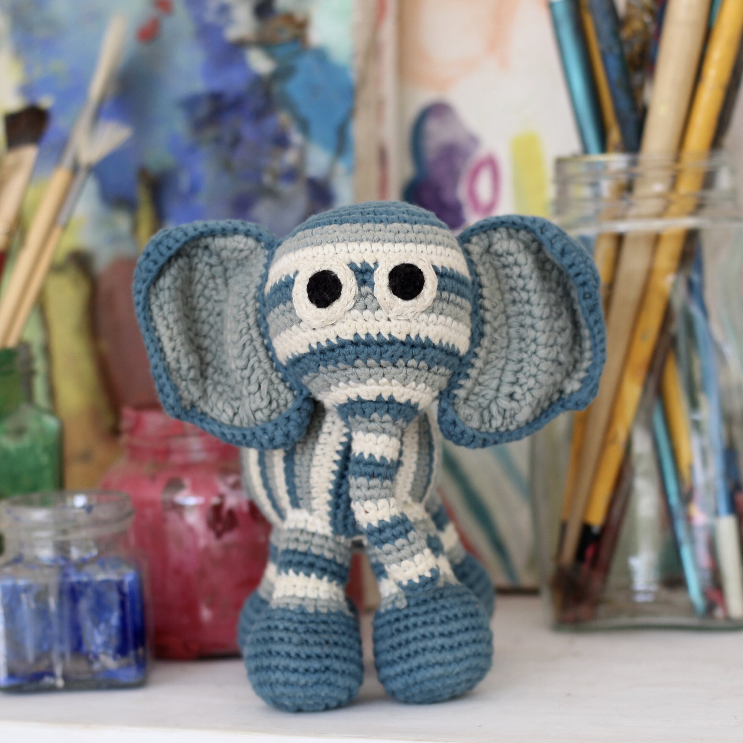 Elephant (Blue)