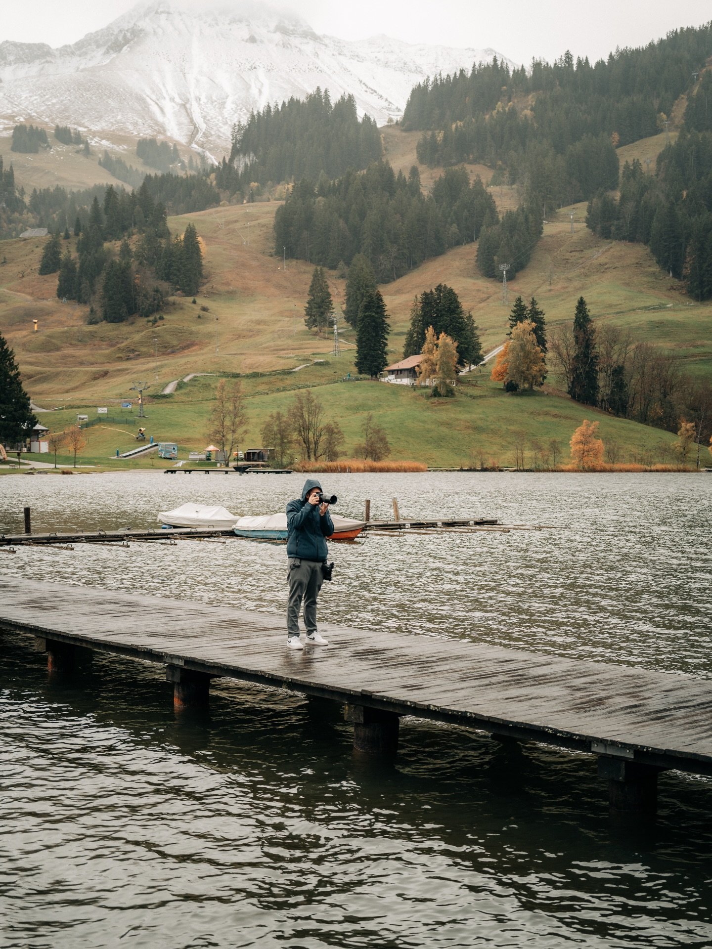 Obs schifft oder schneit - auzyt bereit 🤣 #fotograf #schwarzsee