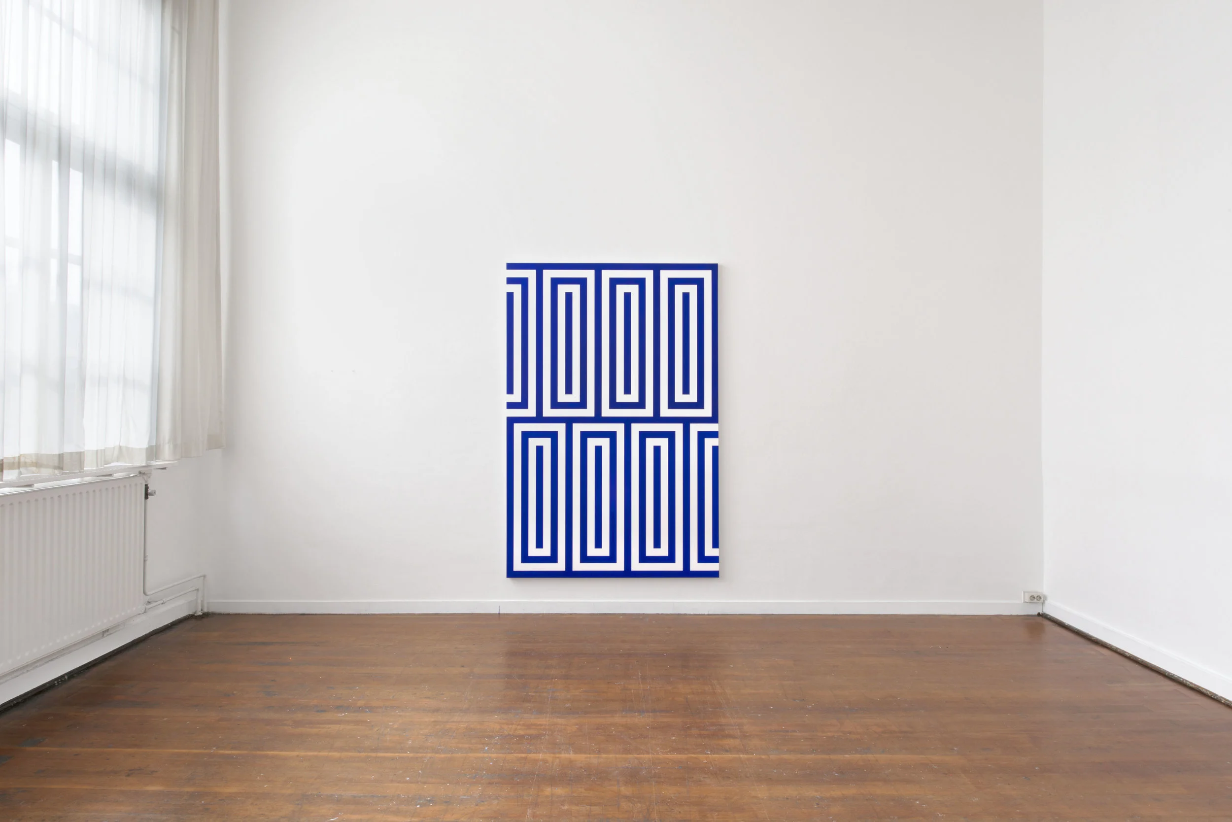 Jan van der Ploeg, Painting No.1818, Untitled, 2018, 215 x 145 cm., acrylic on canvas