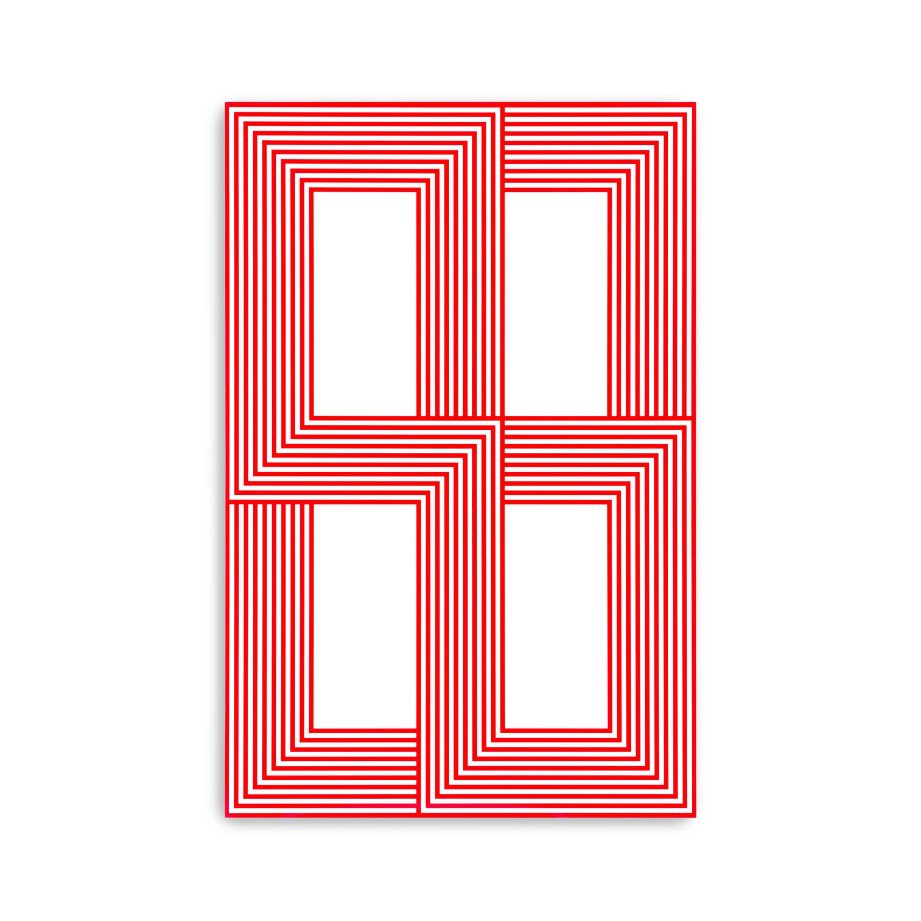 Jan van der Ploeg, 2022, Untitled, 76,5 x 50,5 cm., silkscreen print on plexiglass, edition 12 (Symetria)