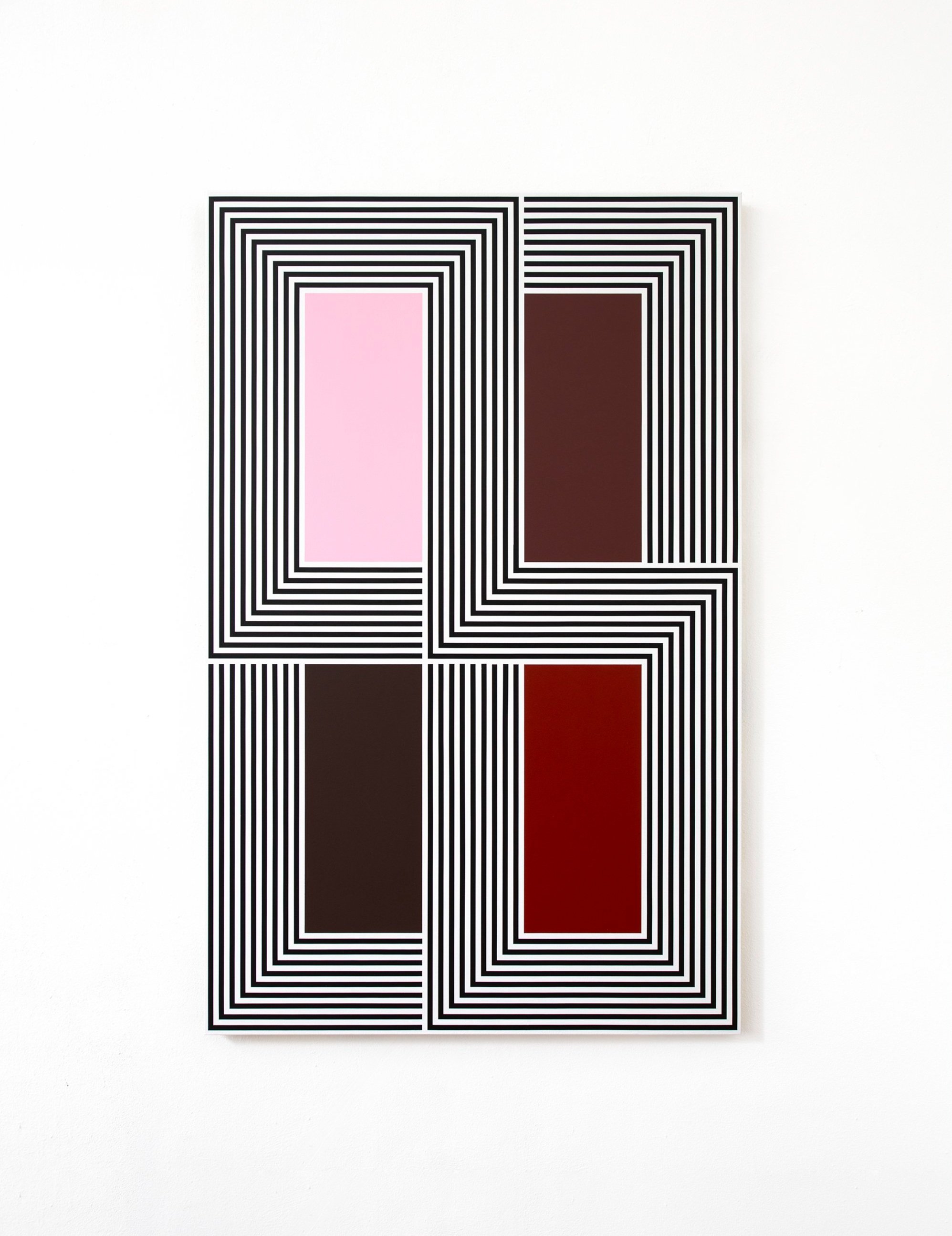 Jan van der Ploeg, PAINTING No.24-12, Untitled, 2024, 140 x 90 cm., acrylic on canvas