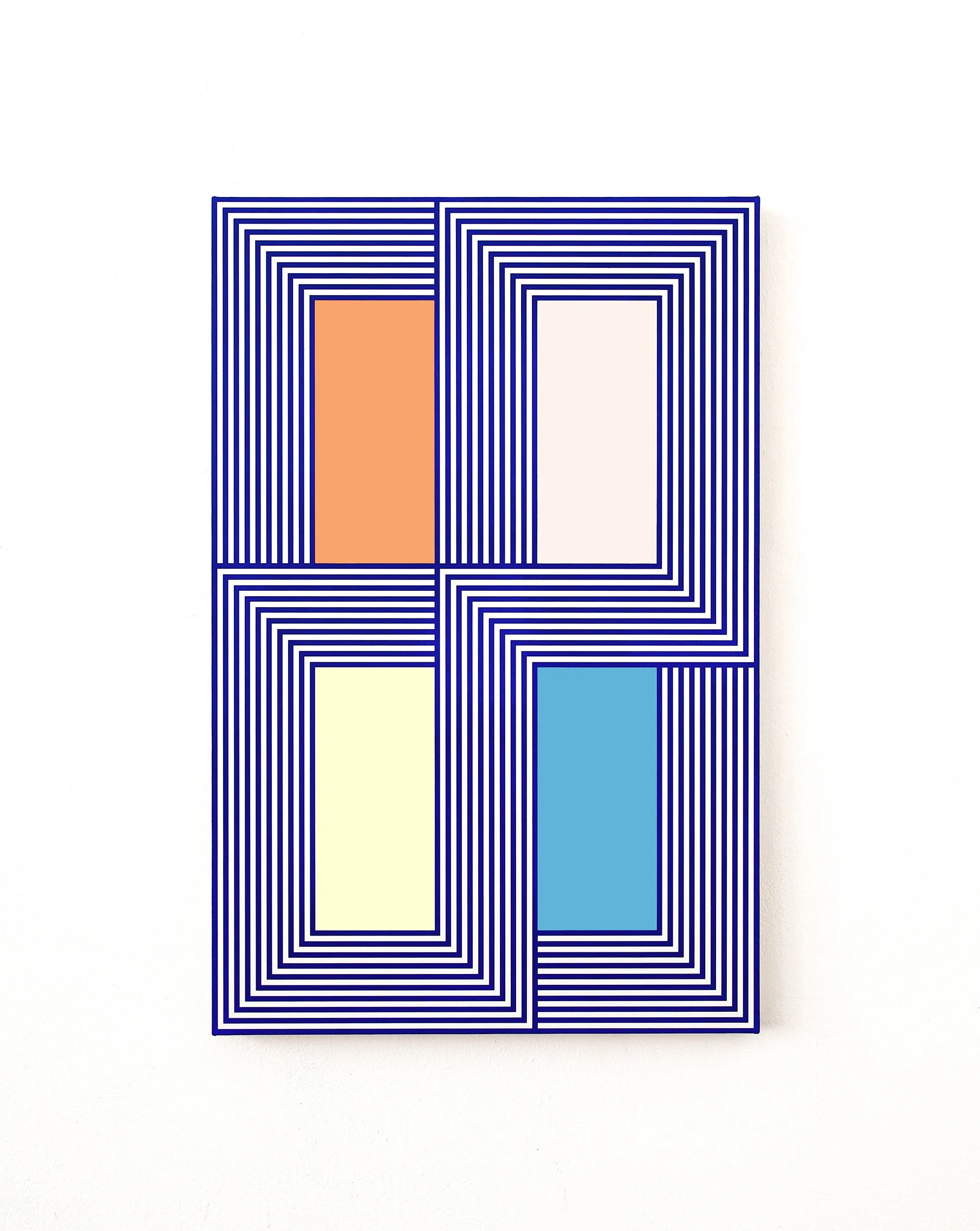 Jan van der Ploeg, PAINTING No.25-08, Untitled, 2025, 76,5 x 50,5 cm., acrylic on canvas