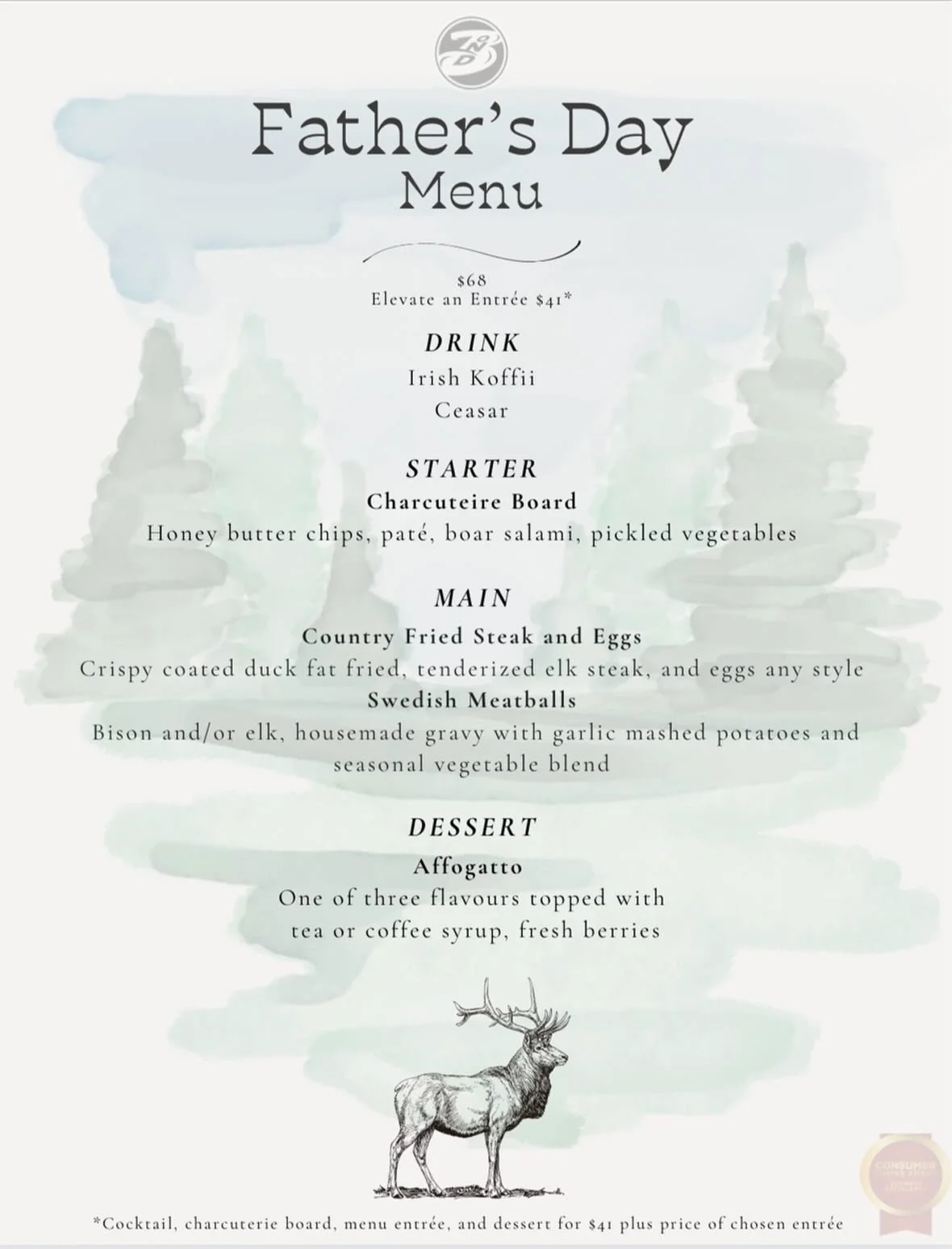 Running a marathon or celebrating Father&rsquo;s Day - don&rsquo;t forget to reserve a table at BoND with a speciality Father&rsquo;s Day menu.

Also introducing a new cocktail to the menu; Caesars!