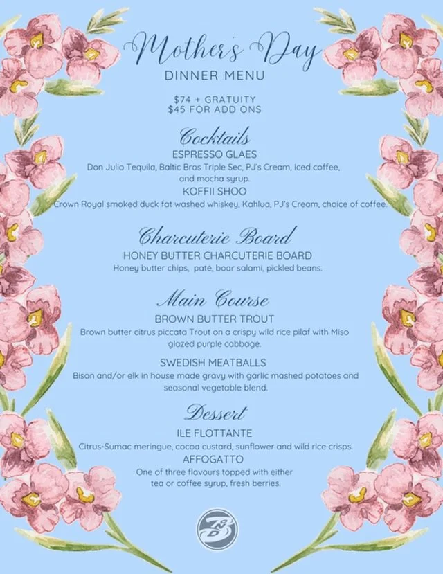 Who says Mother&rsquo;s Day has to happen the day of? 

Treat the women you love with a Mother&rsquo;s Day Eve Dinner at BoND with a thoughtfully curated menu! 💐
