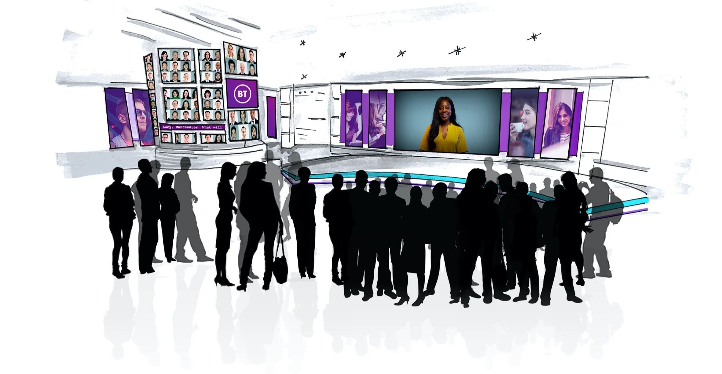  An interactive column with 2-way Skype connections to give everyone a voice. 