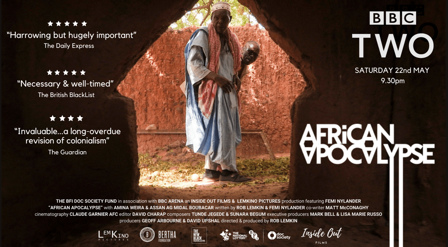 African Apocalypse broadcast 22 May BBC2