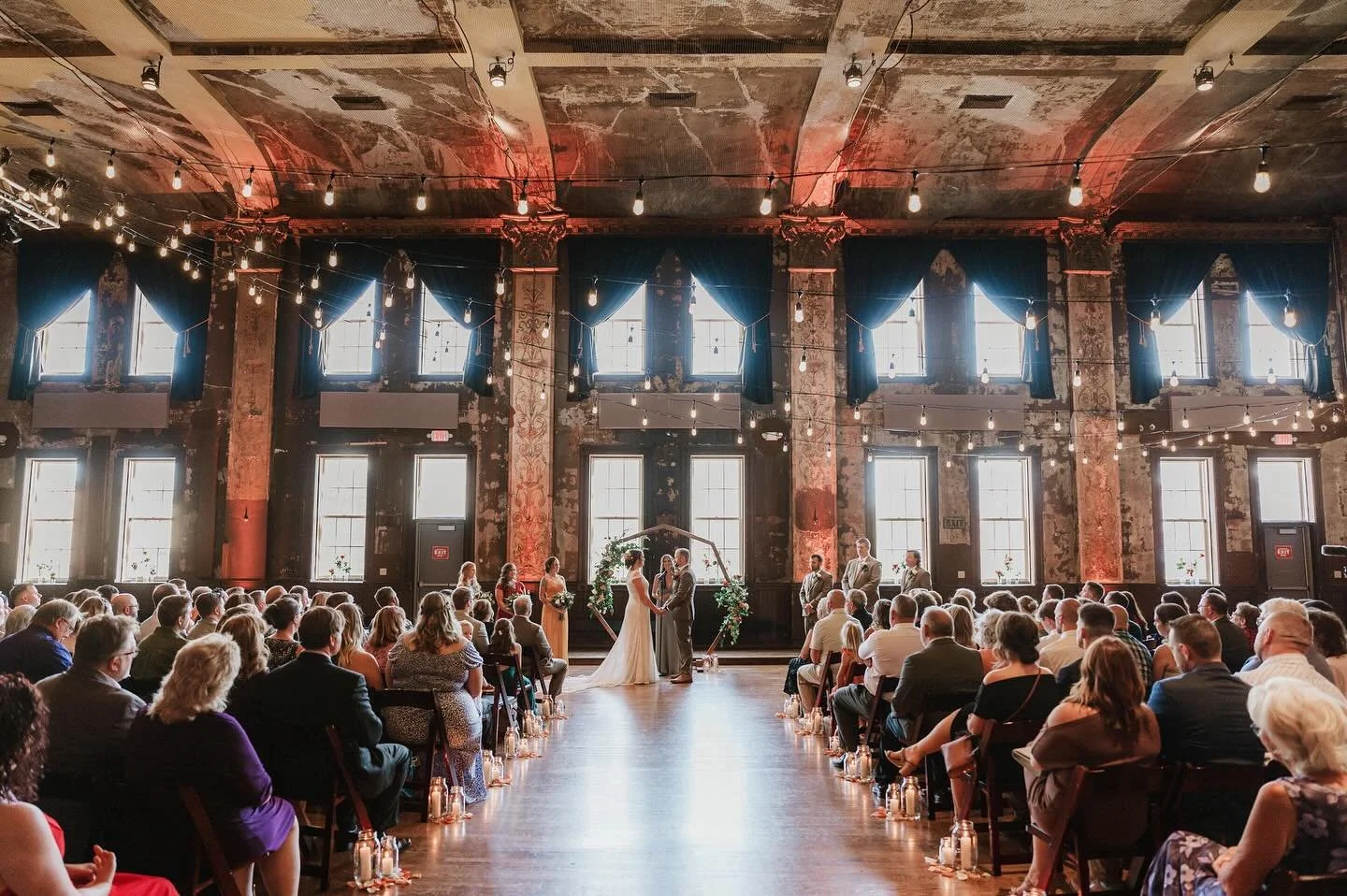 Bright beginnings with love and light. ❤️✨

📸: @roostmke 

#turnerhallballroomwedding #married #ceremony #wedding #weddingphotography #we