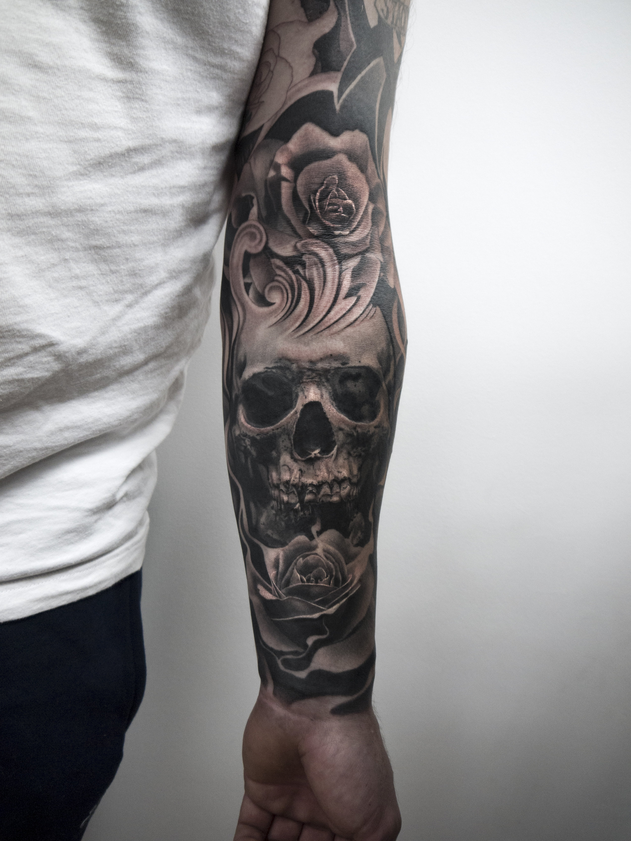 Cover up done by Alex Lysov from Skull Tattoos in Bad Vilbel Germany  r tattoos