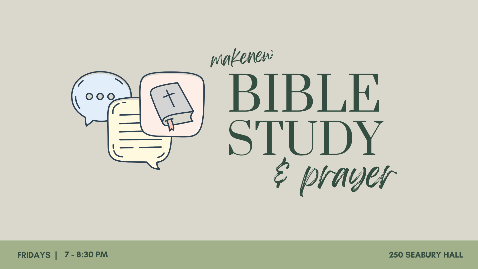 Bible Study & Prayer Meeting