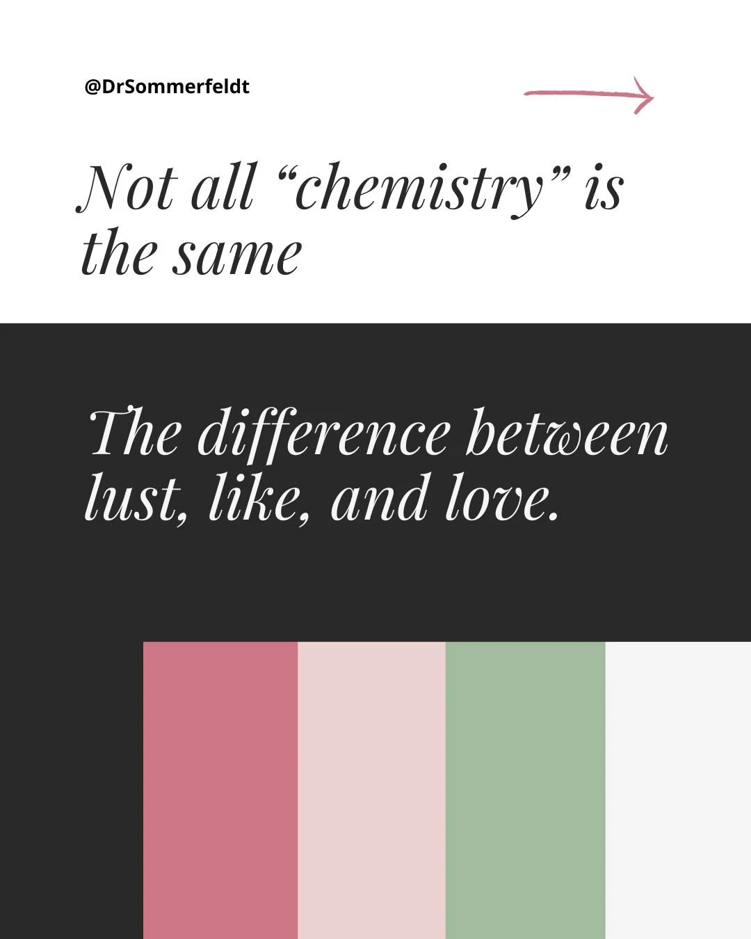 If your relationship has passion but no friendship, it won&rsquo;t last.

If it has commitment but no desire, it won&rsquo;t thrive.

Lust, like, and love are not the same thing&mdash;and confusing them is one of the most common reasons relationships
