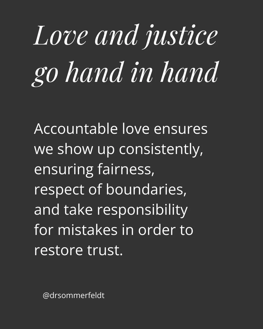 Dr. Martin Luther King Jr. taught us that love isn&rsquo;t just a feeling&mdash;it&rsquo;s an action. True love sees the humanity in others, even when it&rsquo;s hard. True justice ensures fairness, accountability, and respect.

In relationships, thi