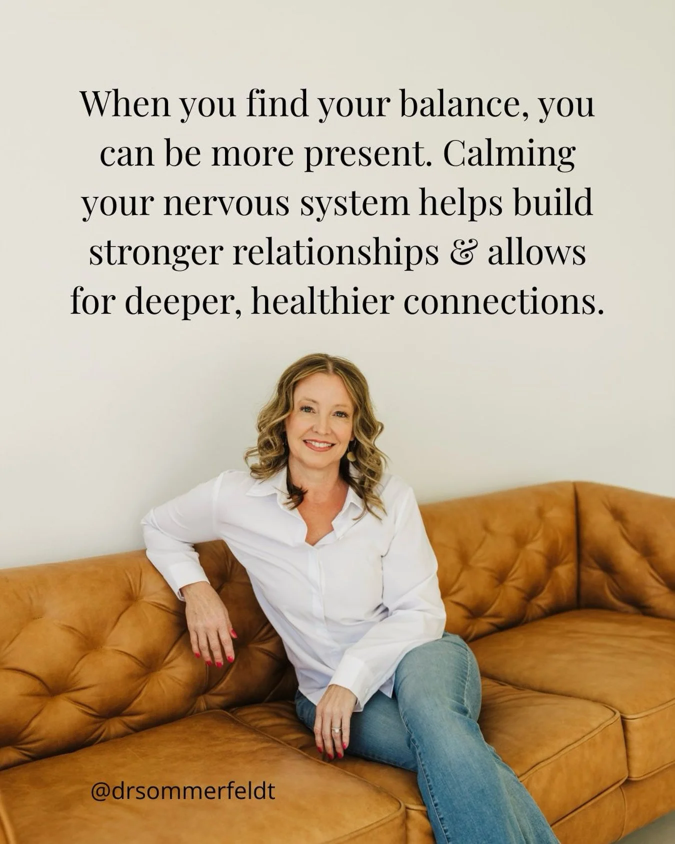 When you find your balance, you show up differently.
More present.
More intentional.
More connected.
Regulating your nervous system isn&rsquo;t just about feeling calm. It helps you build the inner stability you need to stay engaged, even when things