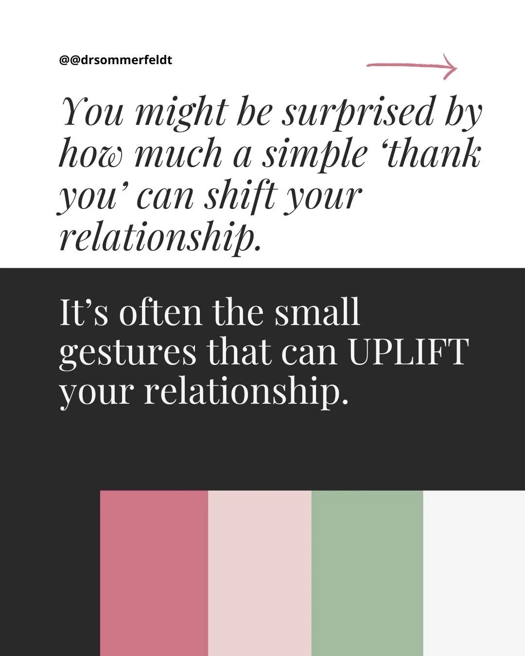 Gratitude is one of the simplest and most powerful ways to bring more strength and warmth into your relationship.

A quick thank you, a small moment of acknowledgment, or simply noticing something your partner did well might seem minor, but these are
