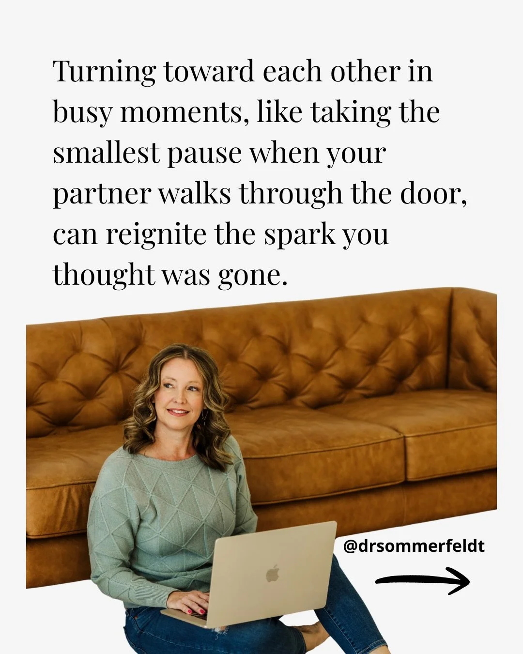 Here&rsquo;s to raising your baseline with love and intention. 
#TurnTowardEachOther #EmotionalConnection #DailyHabits #CouplesReconnection #HealthyMarriage