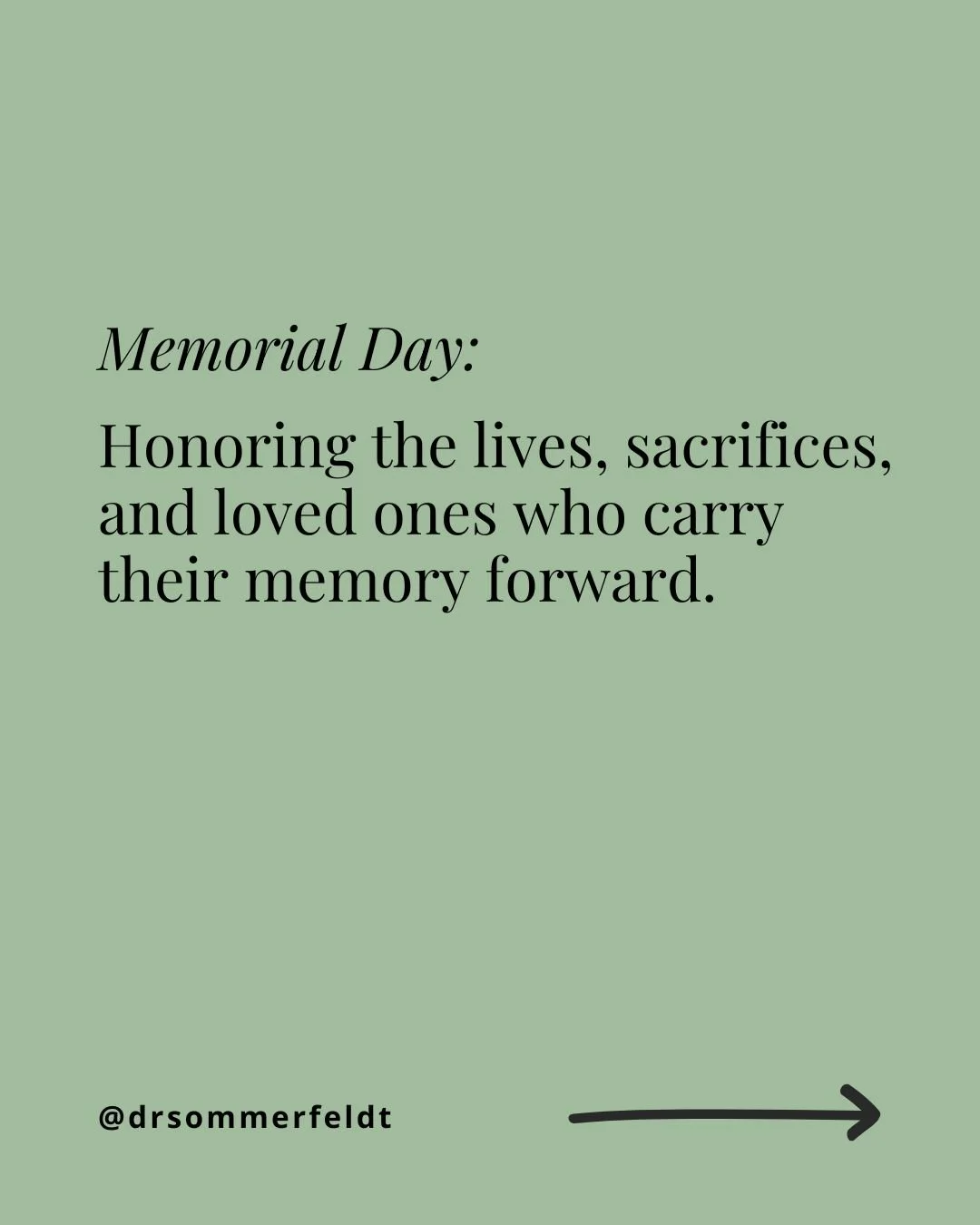 #MemorialDay often brings both gratitude and grief, especially for those connected to military life.

Many people see today as just a long weekend, but for many, it means much more. It reminds us of the sacrifices made by service members and the fami