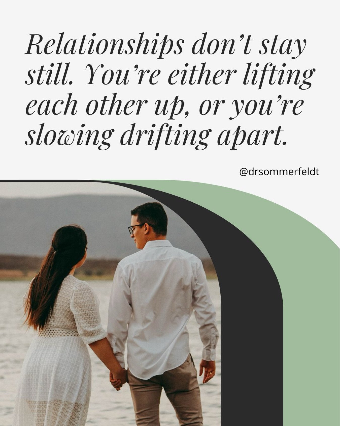 Here&rsquo;s something I&rsquo;ve noticed after years of doing this work: Relationships rarely stay exactly where they started. We grow, we change, we evolve. And we have to make effort to stay present in the process together. 
The good news? When we