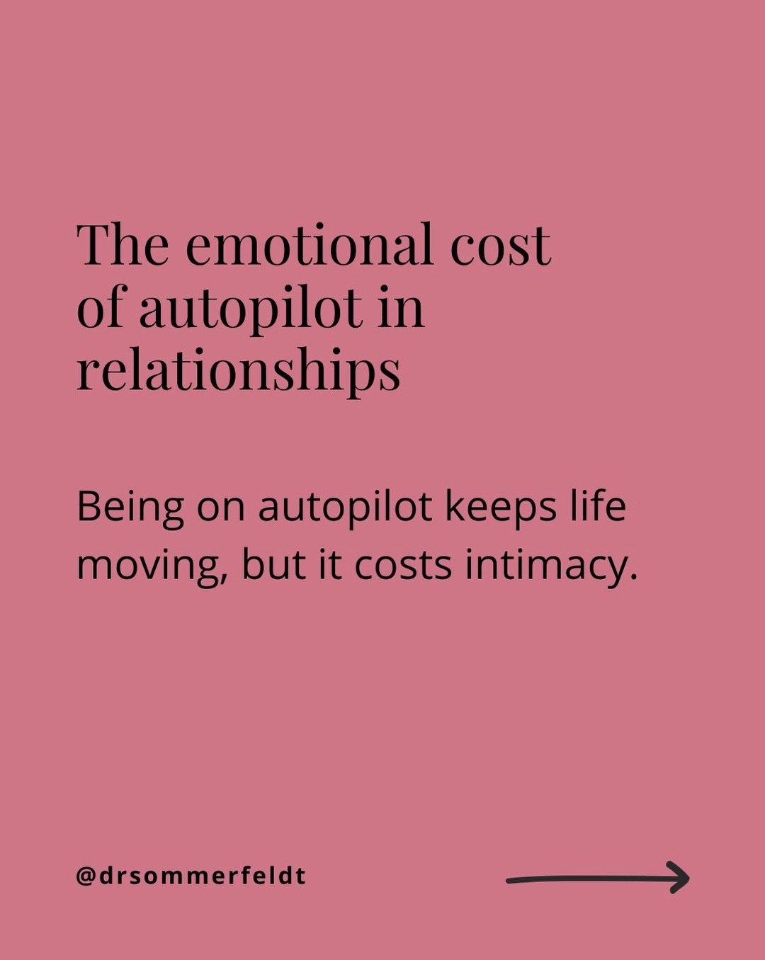 Autopilot helps us survive busy seasons&mdash;but relationships need conscious attention to thrive. Small moments of presence interrupt distance and remind both partners they matter emotionally, not just functionally.

#mindfulrelationships #emotiona