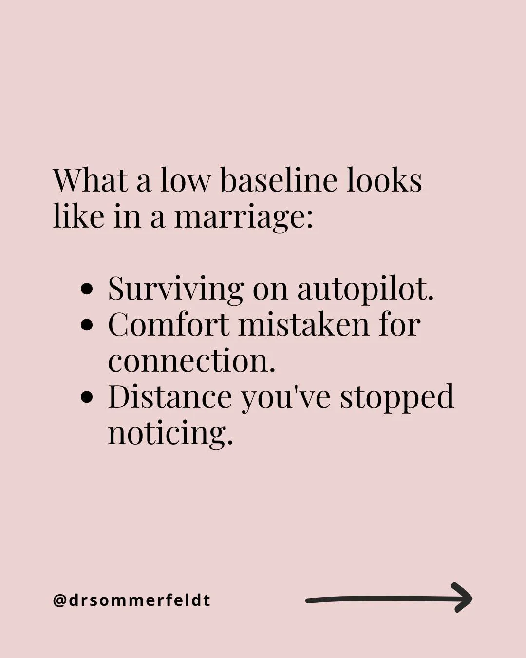 Swipe to find out where your relationship is actually operating &mdash; and where it could be.

I've spent years watching couples confuse their "normal" for the ceiling of what's possible. It's not.

Every single one of these shifts is lear