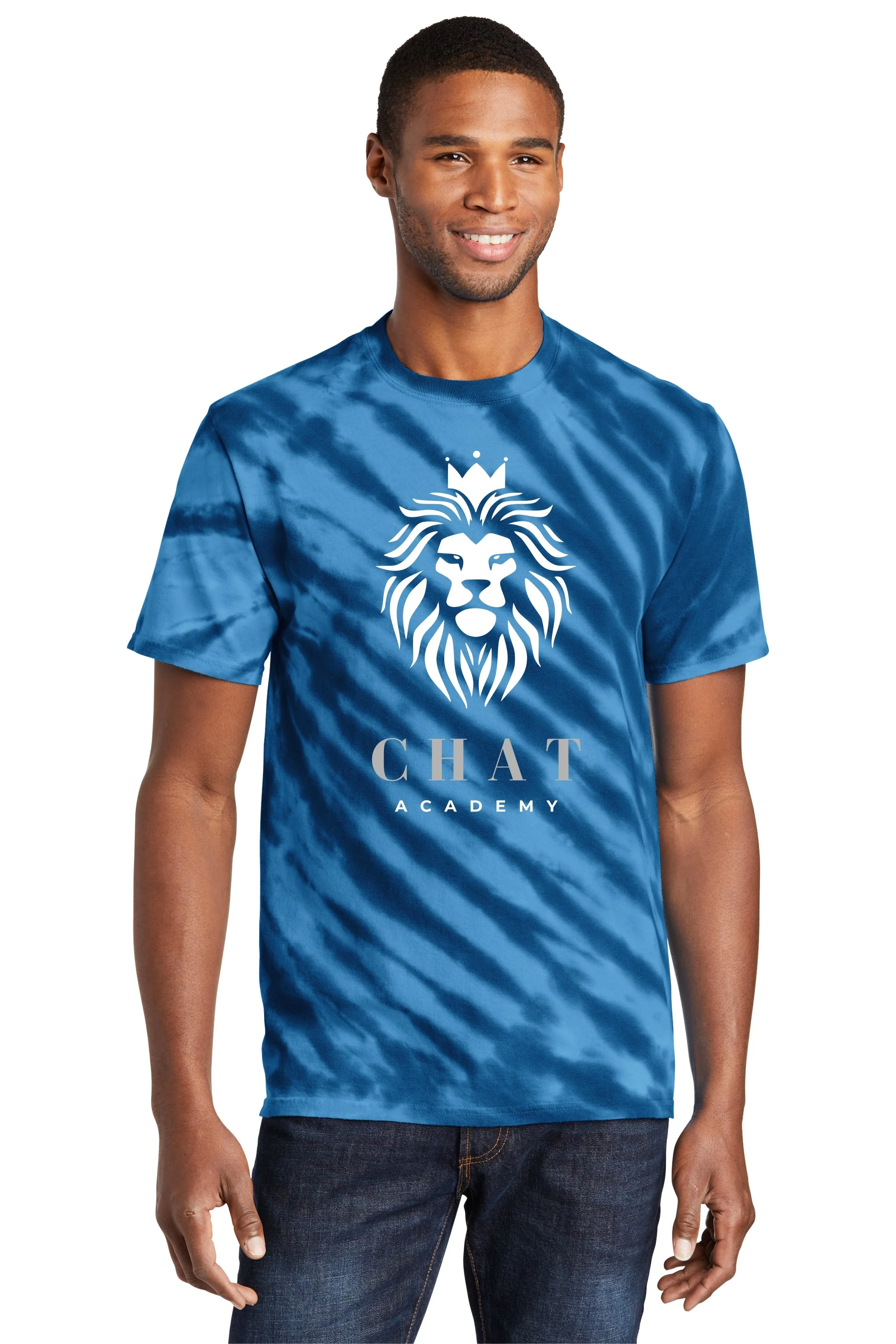 CHAT mockup navy tiger tiedye adult model.jpg