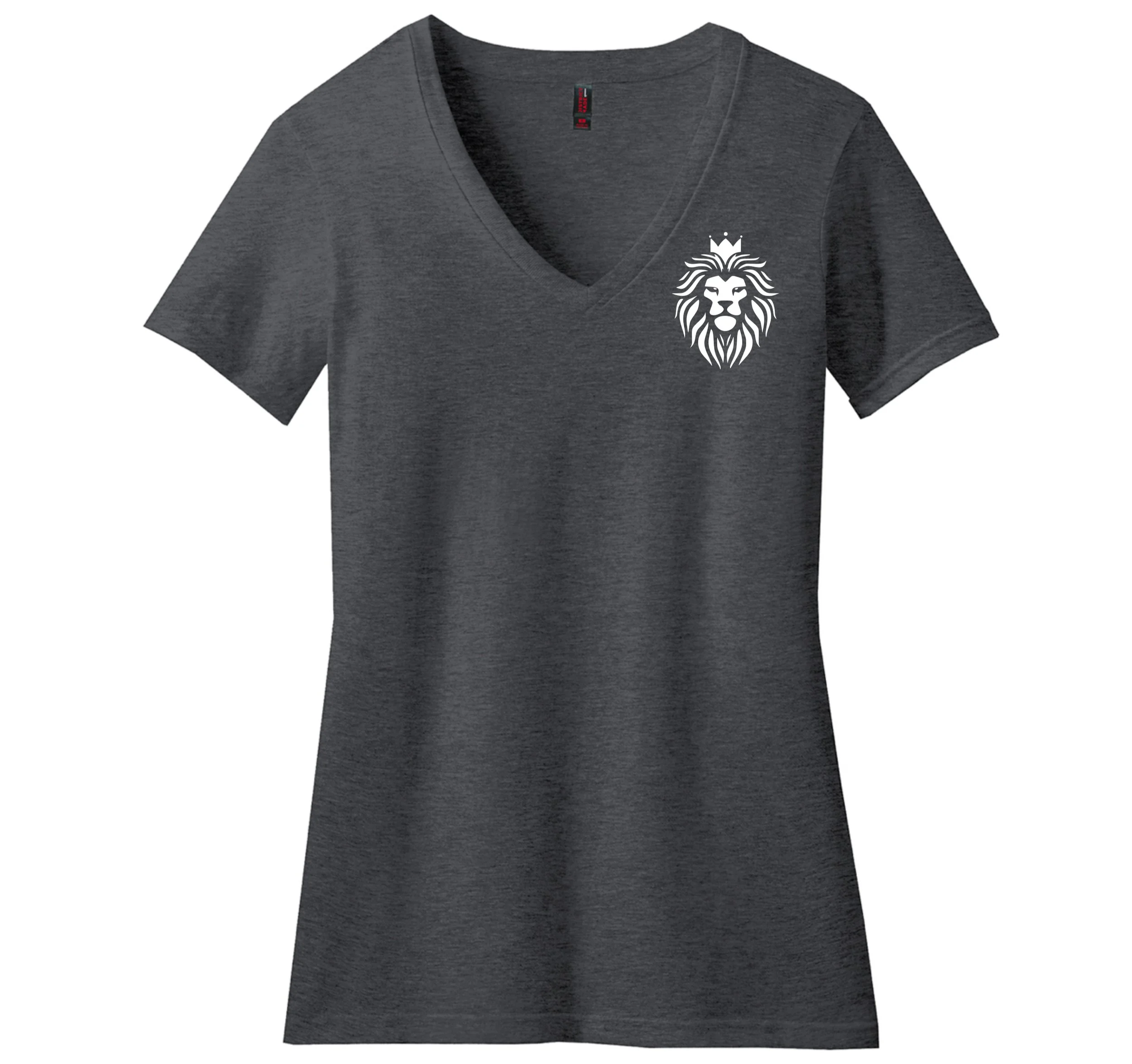 CHAT+womens+vneck+tee+District+charcoal.jpg