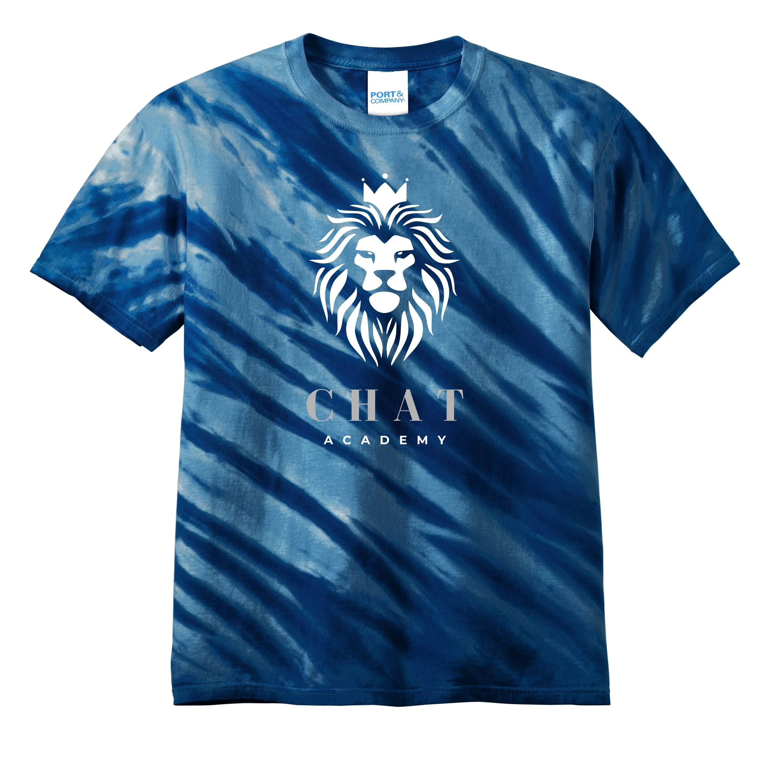 CHAT mockup navy tiger tiedye adult flat.jpg