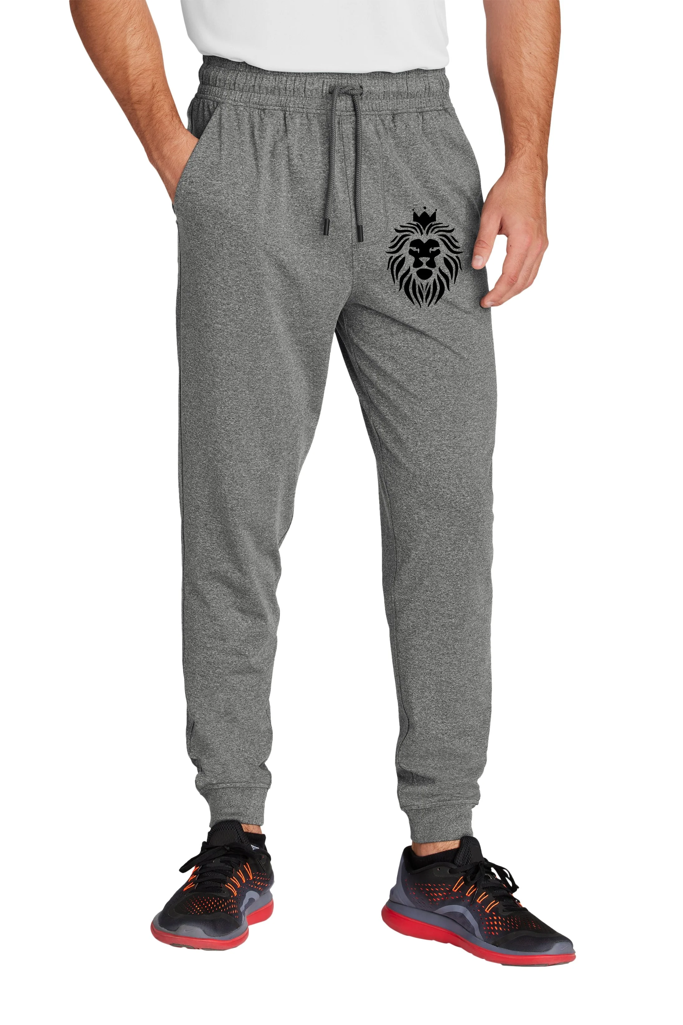 CHAT mockup mens athletic jogger grey with black lion.jpg