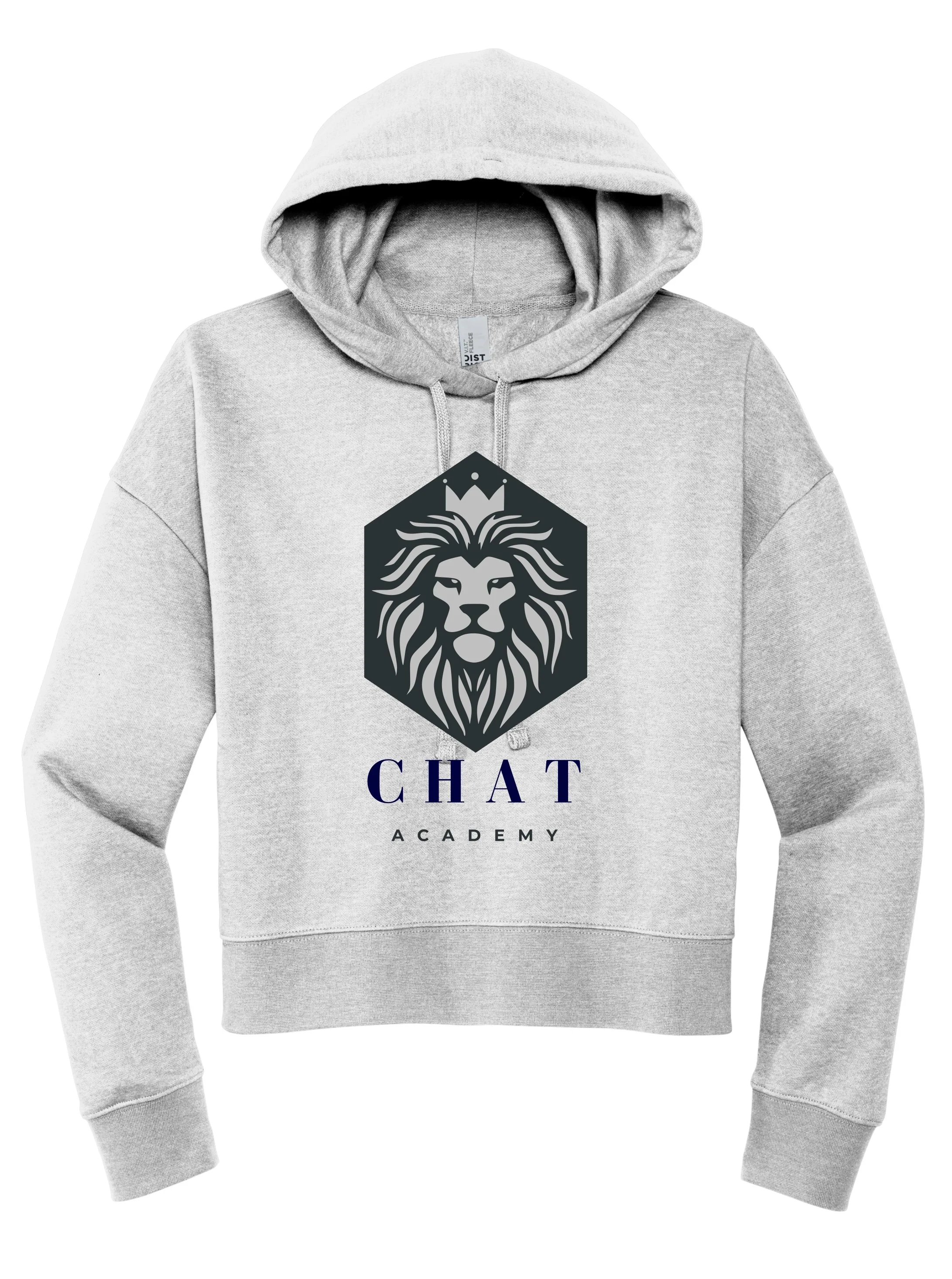 CHAT mockup lt grey womens hoodie flat.jpg