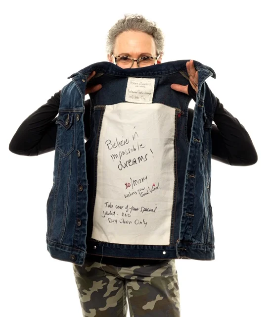 Literary Denim Buddha Jacket 