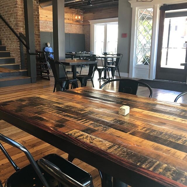 Are you ready to dine in?
We are so excited to announce that starting tomorrow, June 1st, you will be able to dine in with us. Chairs are down, spaced, and ready. We will continue with our current hours of 7 A.M.-2 P.M. at 50% capacity. Come and see 