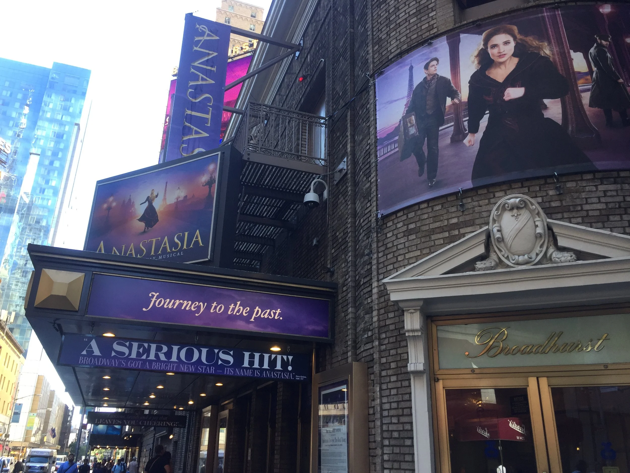 Anastasia Marquee at the Broadhurst Theater — September 22nd, 201 7