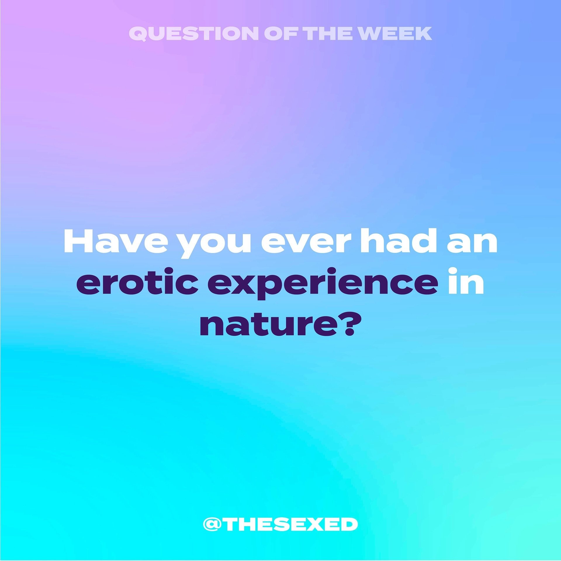 Comment below! 
⠀⠀⠀⠀⠀⠀⠀⠀⠀
⠀⠀⠀⠀⠀⠀⠀⠀⠀
PSA: At The Sex Ed, we intend to create a safe environment for our community to feel heard, use their voices, and share experiences. We do not condone sending illicit images and/or harassment of any form to any of 
