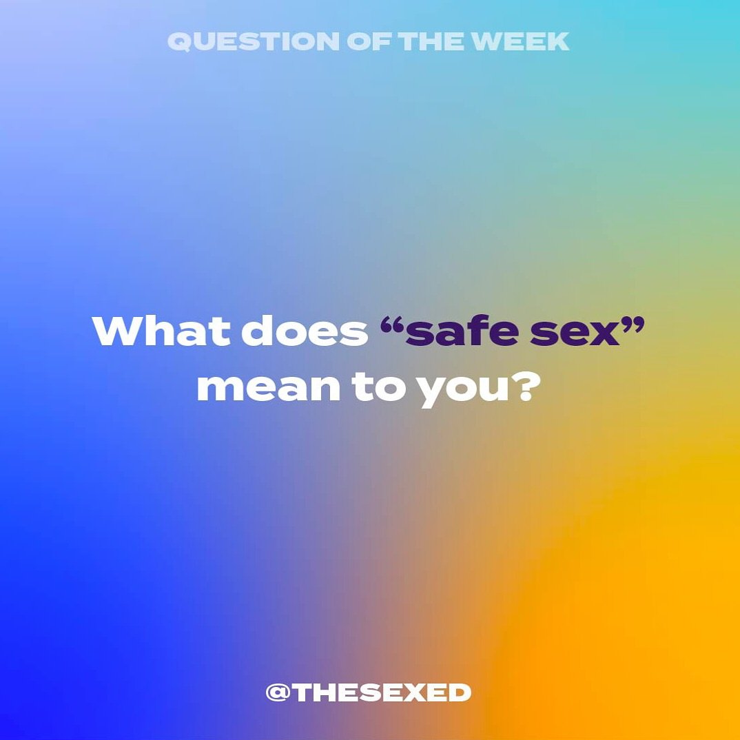 Comment below! 
⠀⠀⠀⠀⠀⠀⠀⠀⠀
⠀⠀⠀⠀⠀⠀⠀⠀⠀
PSA: At The Sex Ed, we intend to create a safe environment for our community to feel heard, use their voices, and share experiences. We do not condone sending illicit images and/or harassment of any form to any of 