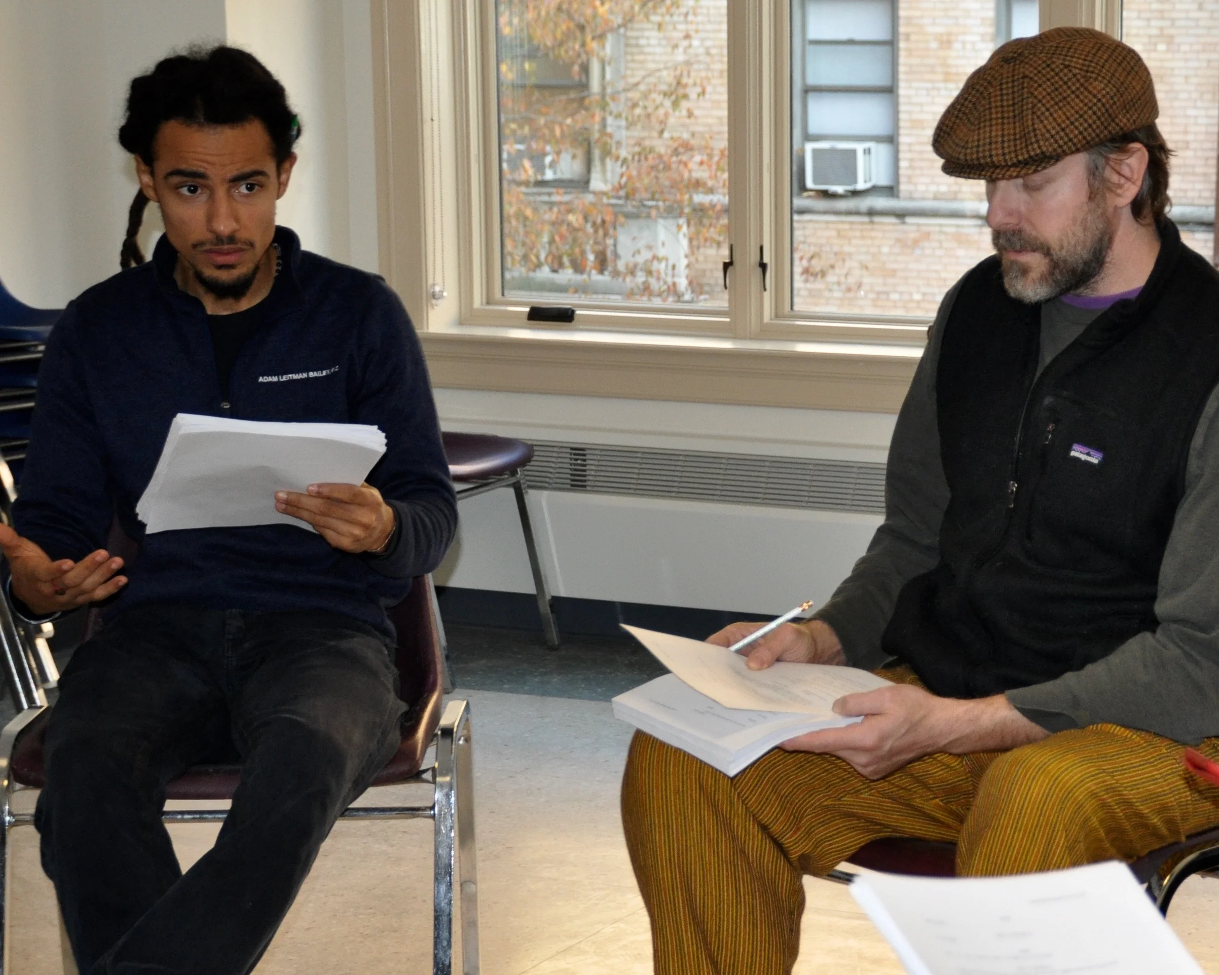 Silvestre Rasuk (L) and Director Josh Liveright | Photo: Jacki Goldhammer