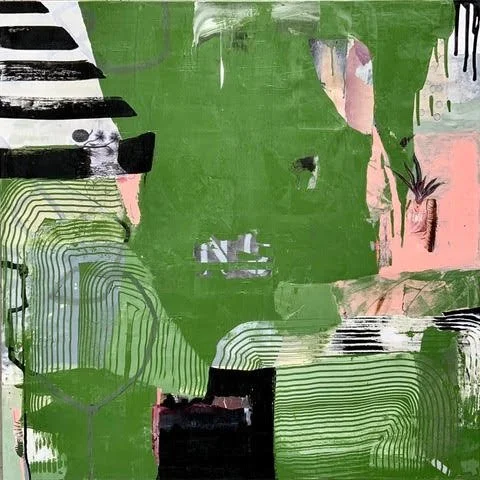 She Knew in her Mind, 36x36inches, mixed media on canvas-Lisa-Farrell.jpeg