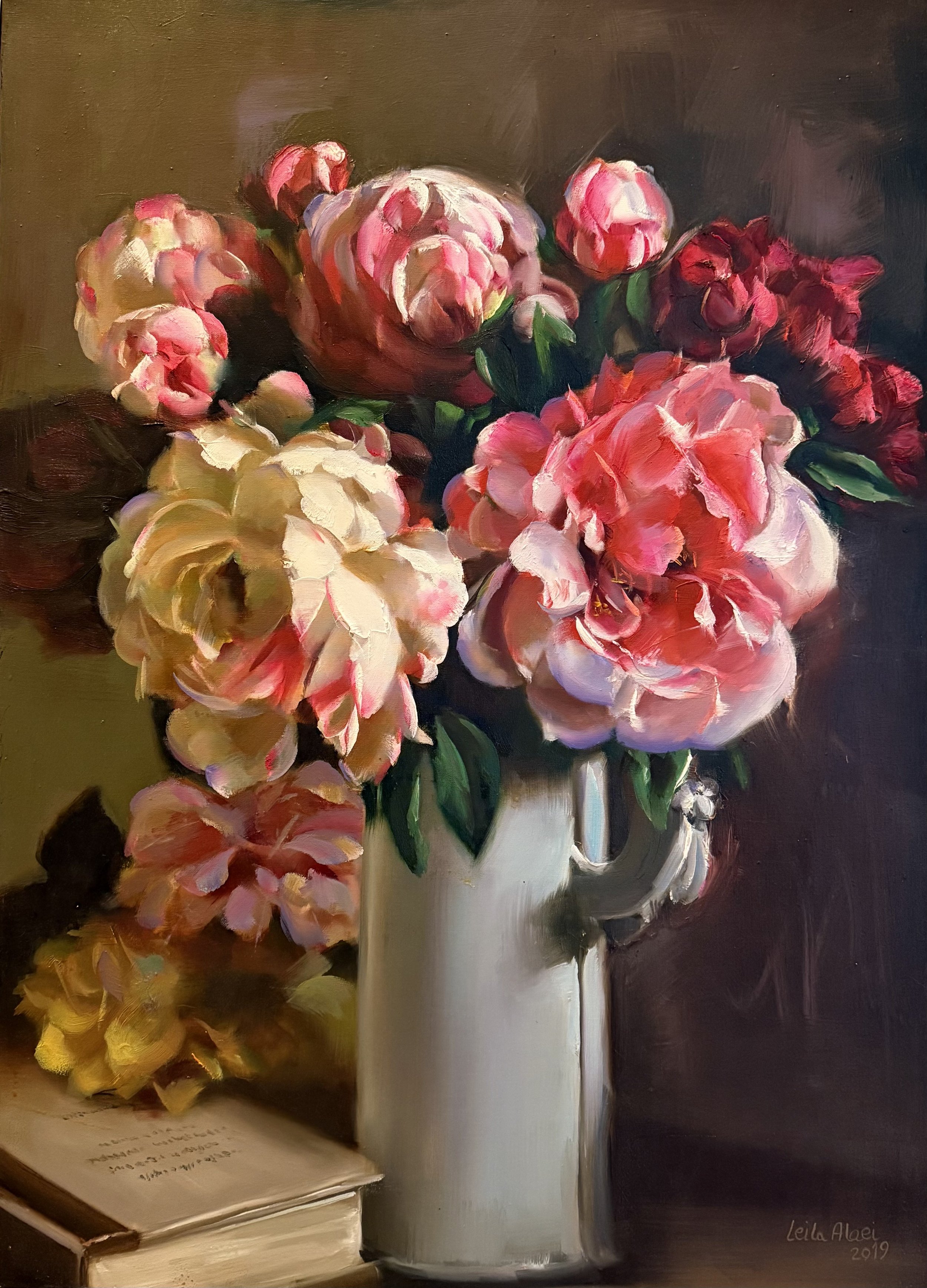 Leila Alaei_Petalborne Light _27.5x19.5_oli.jpg