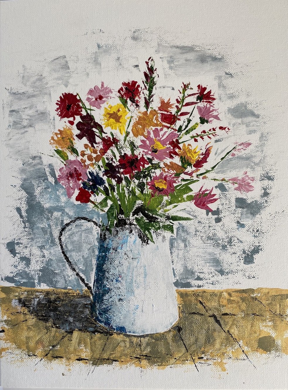 Peter McGill, Wildflowers, 12x9, Acrylic, $250.jpg