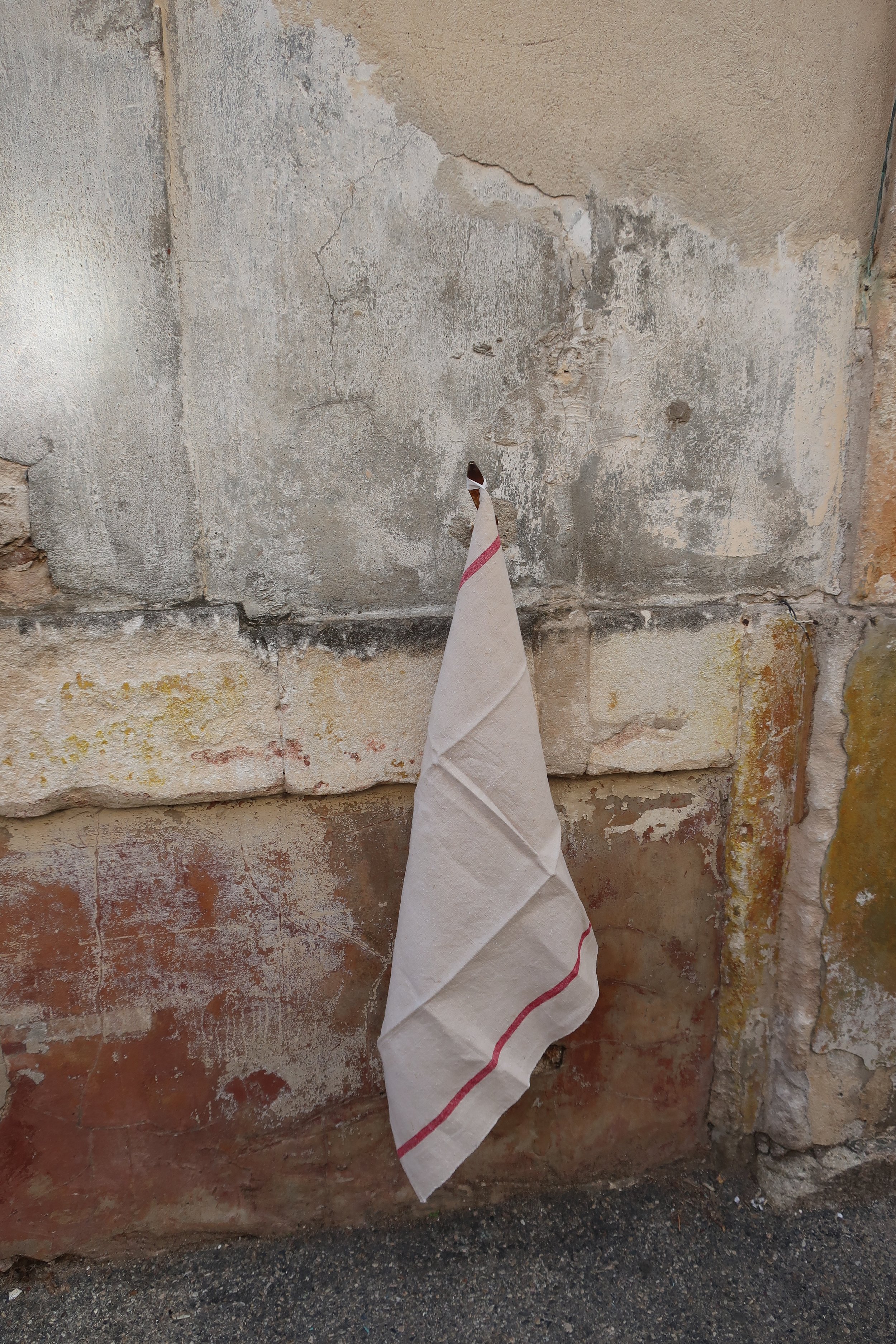 Red-Striped Kitchen Towels | 1940s French Vintage Linen — Aimee's French  Market