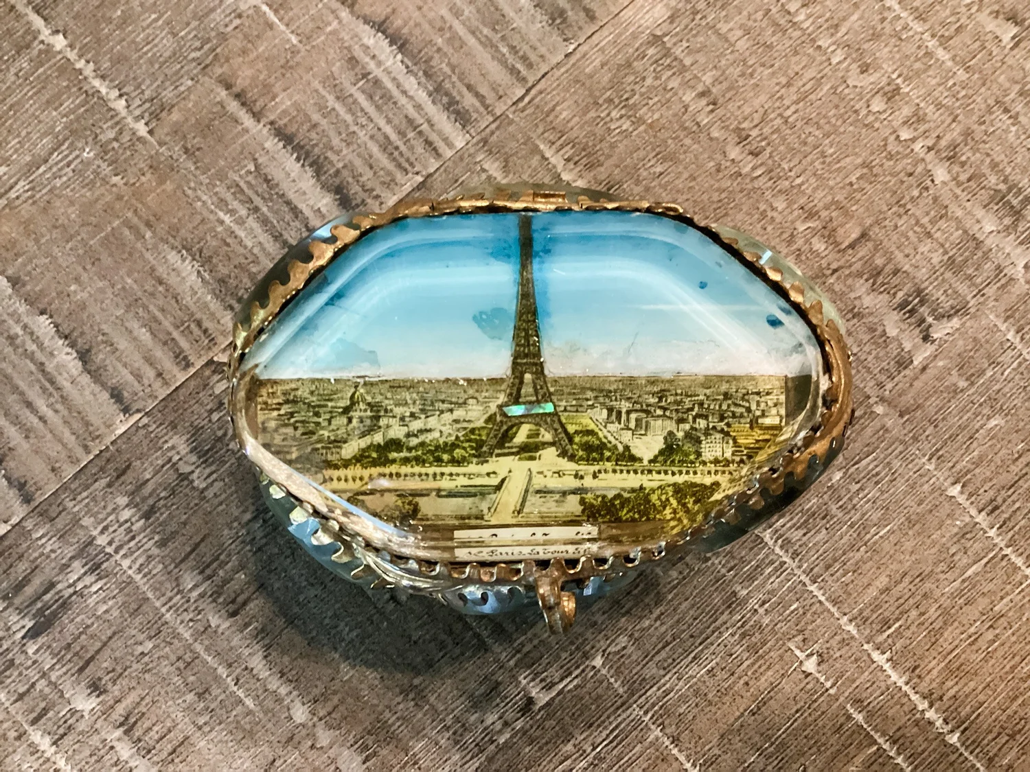 Ancien Petit Coffret Boîte À Bijoux Souvenir Village Suisse Paris 1900 Imgx500 2751