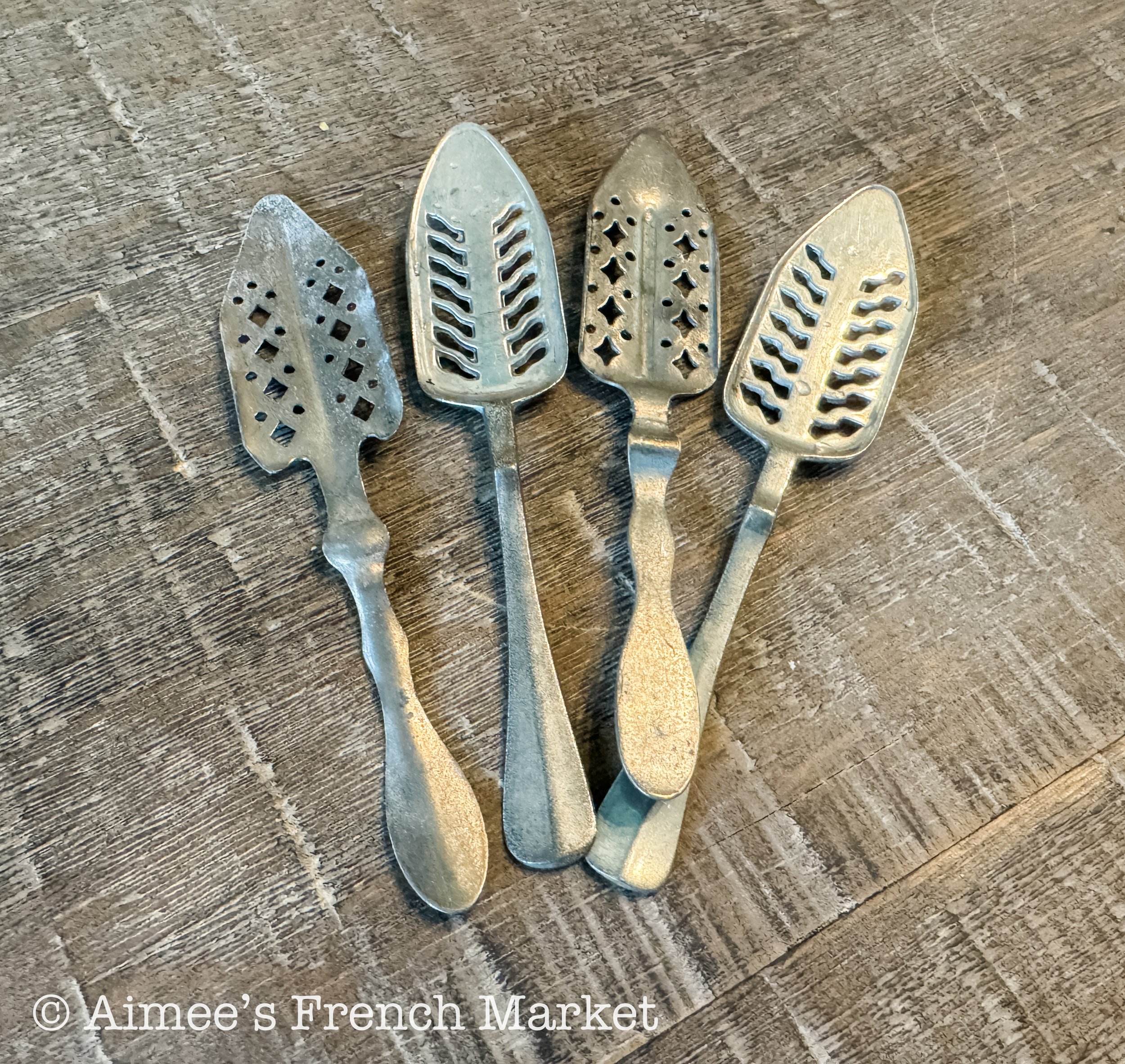 French Vintage Absinthe Spoons