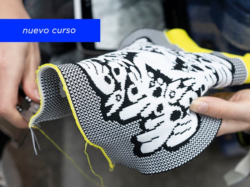 Curso introductorio de 3D Knitting — 8 horas inmersivas