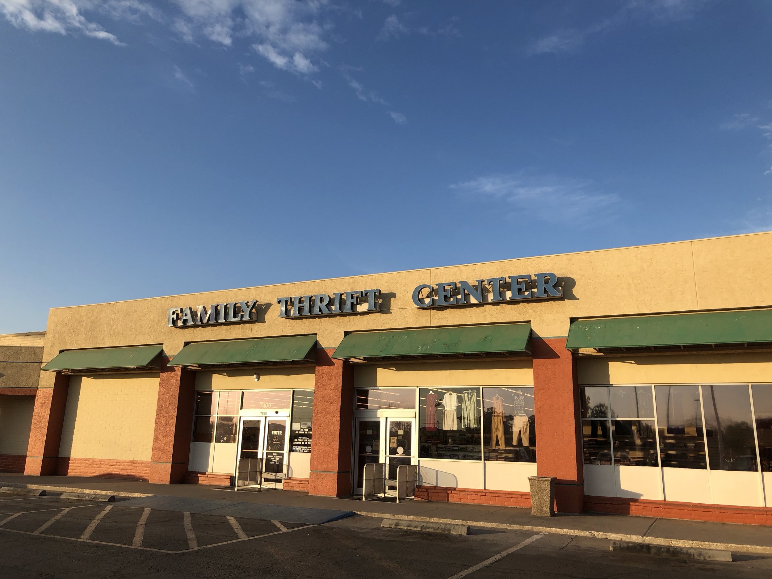 Family Thrift Center Storefront