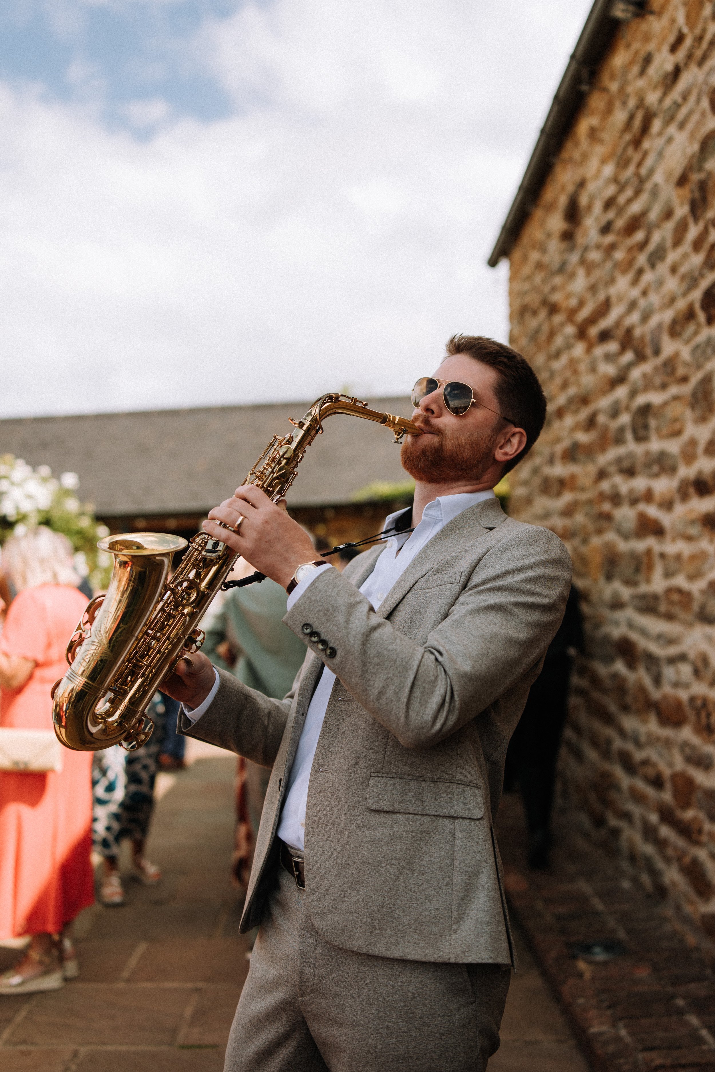 James Sax at Dodford Manor - Drinks Reception