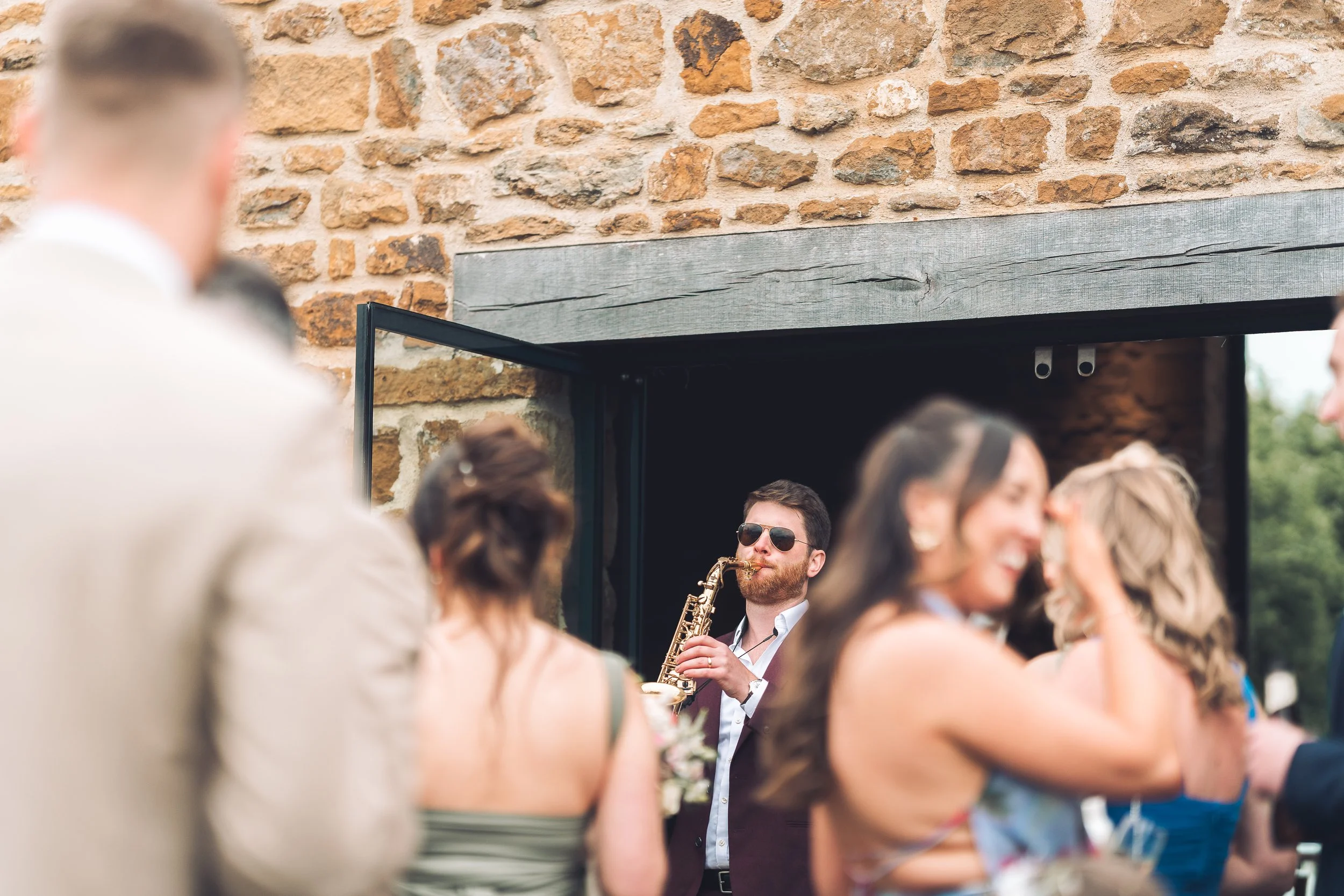 James Sax at Dodford Manor - Drinks Reception