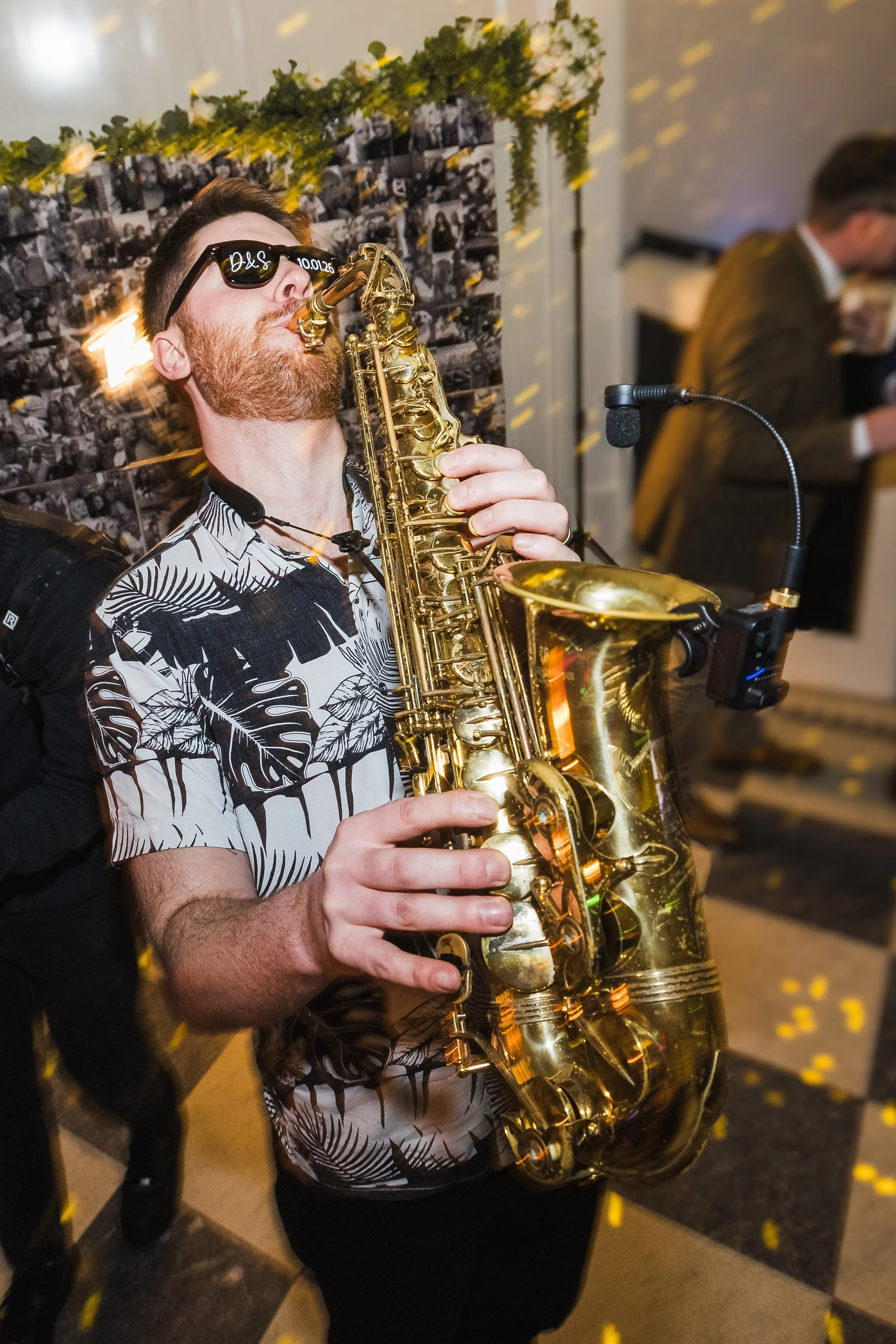  James Sax at Bourton Hall - Evening Party  Credit @catchlight_weddings   https://www.bourton-hall.co.uk/  