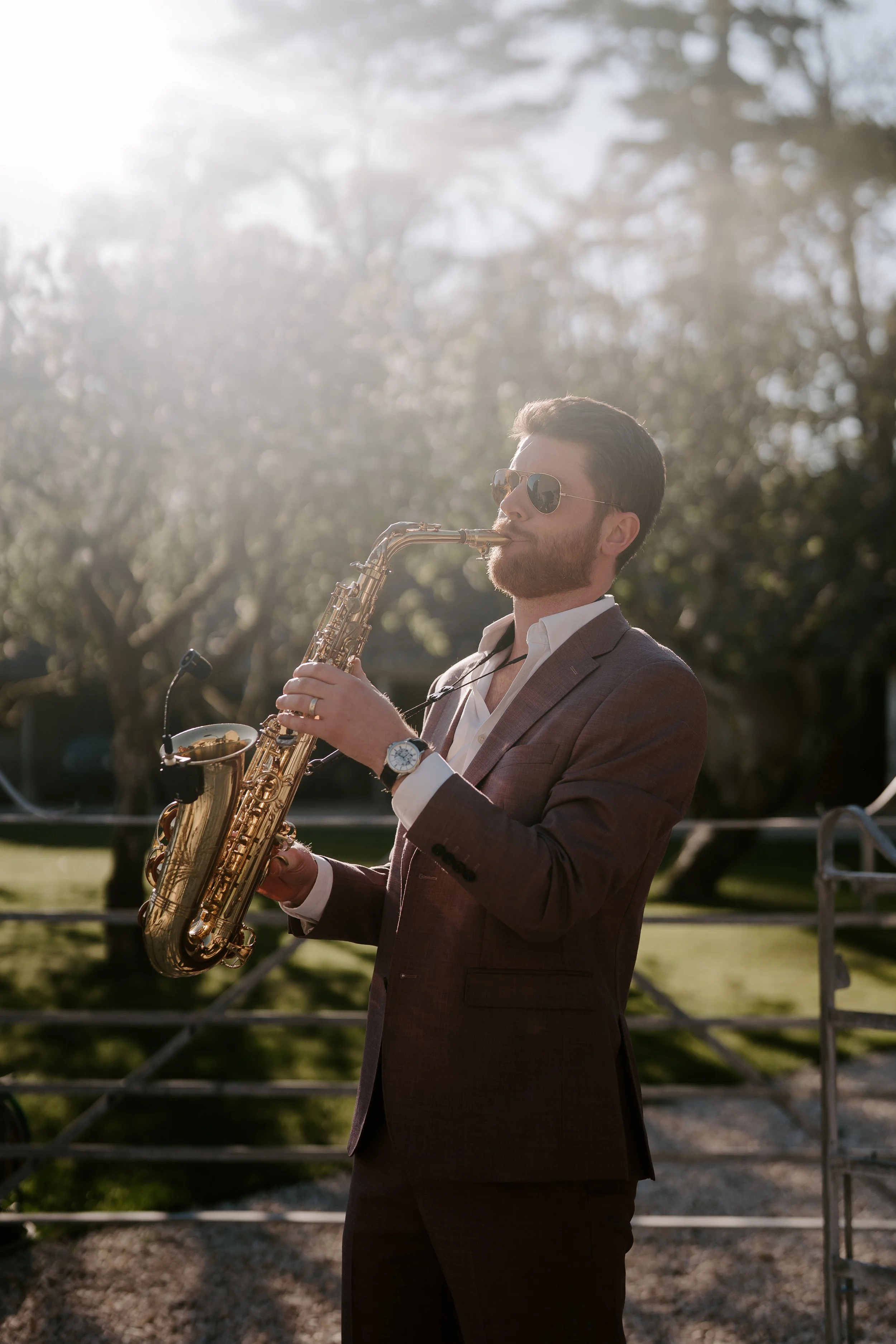 James Sax (Drinks Reception) at Ivy Lodge, Cirencester (Cripps &amp; Co)