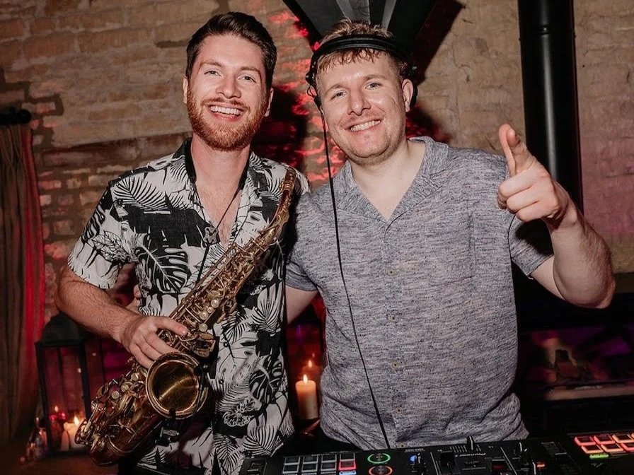 DJ James Feel the Funk Disco and James Sax at Old Gore Barn - Wedding
