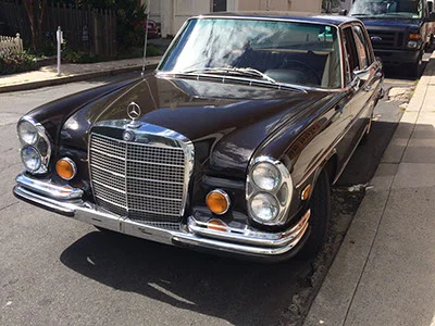 mercedes tobacco brown 1970 Mercedes Benz 280SE — Octane Film Cars
